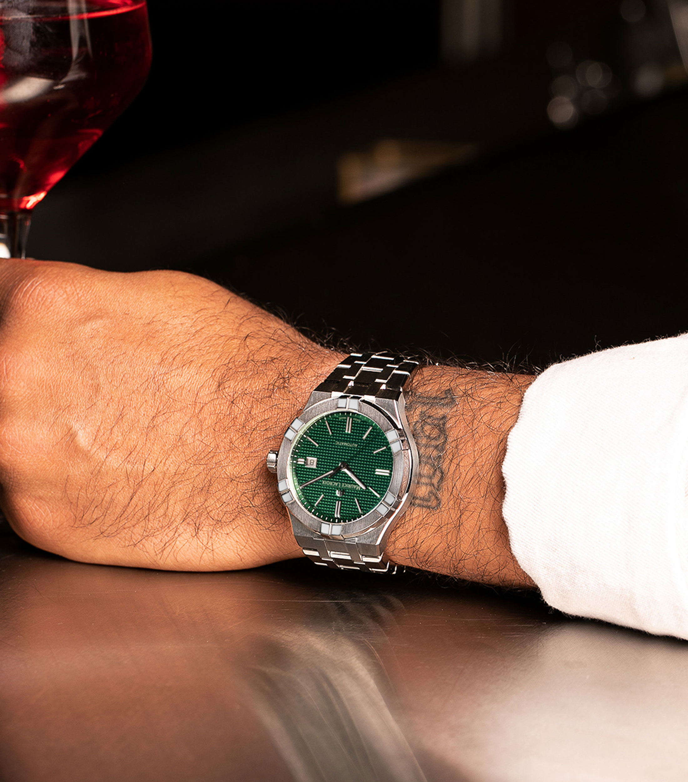 Reloj para Hombre Aikon Automatic Date Casual Verde