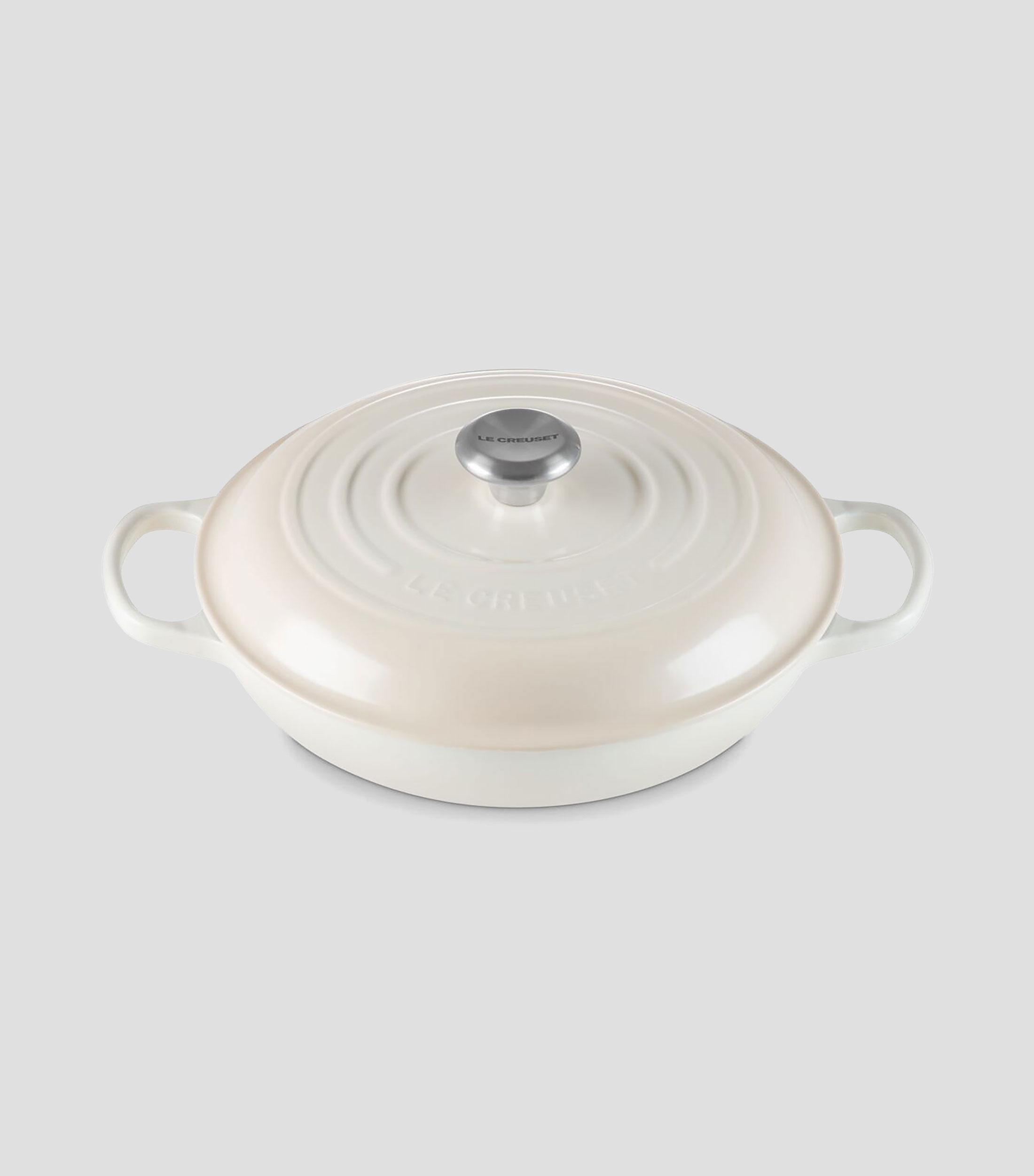 Cacerola en hierro colado Buffet 2.8 L blanco