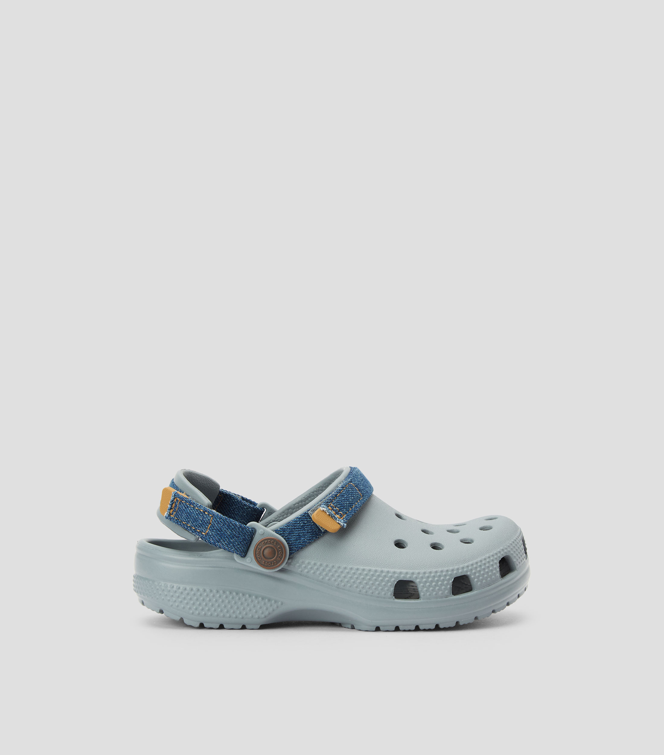 Sandalias planas clog denim Niño
