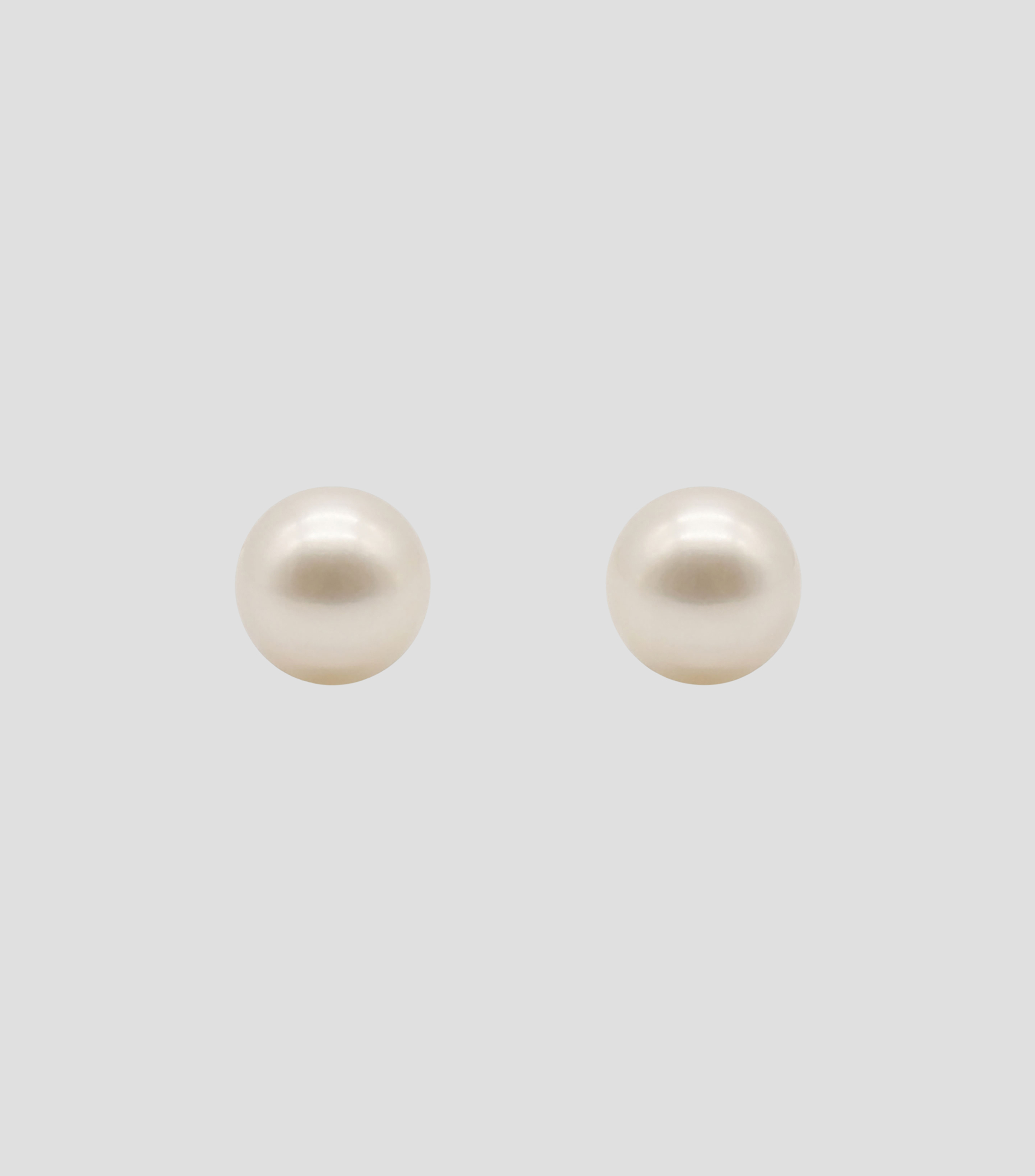 Broqueles con perla de agua dulce Moon Face Mujer