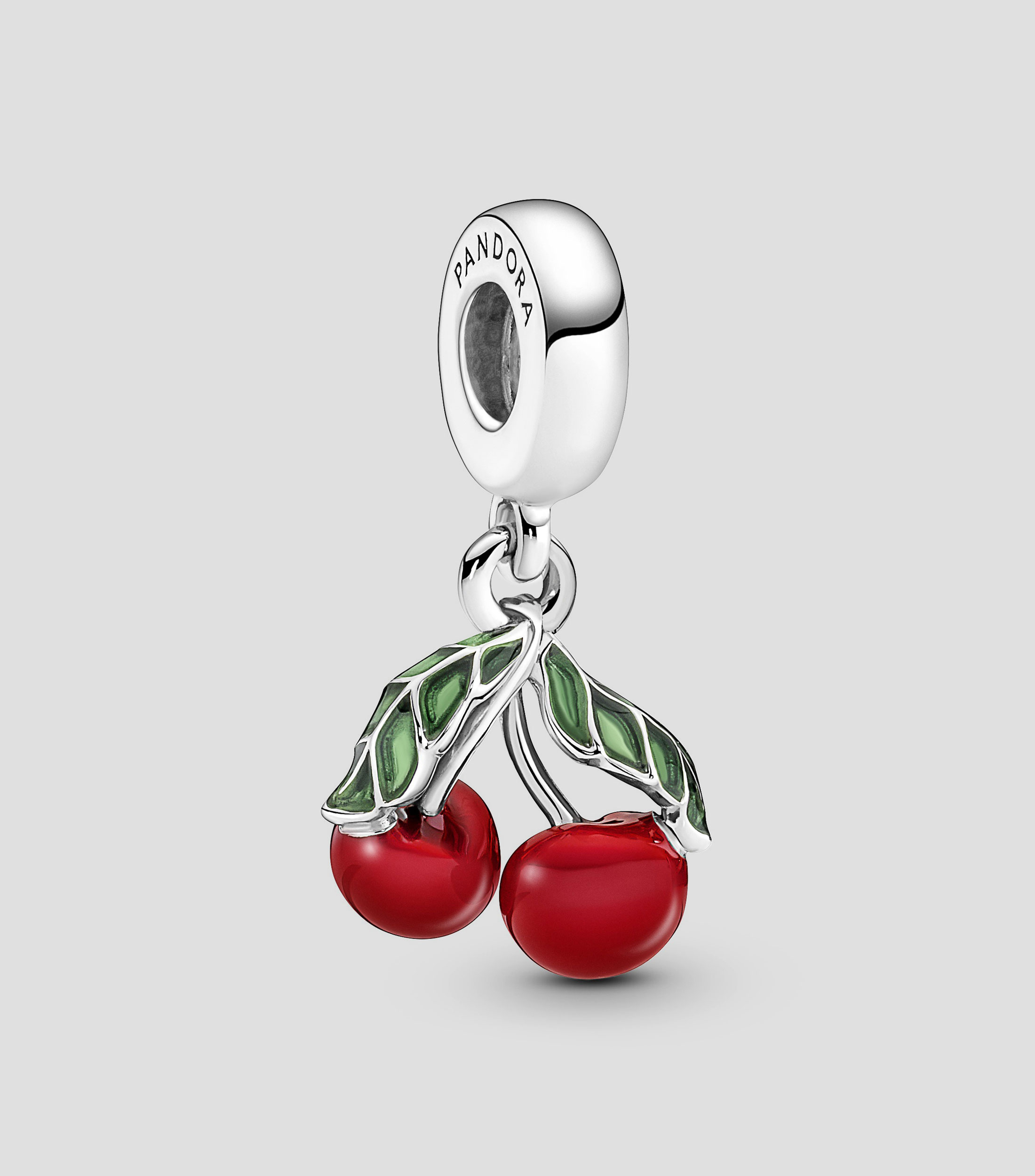 Charm Cerezas en Plata .925 Mujer