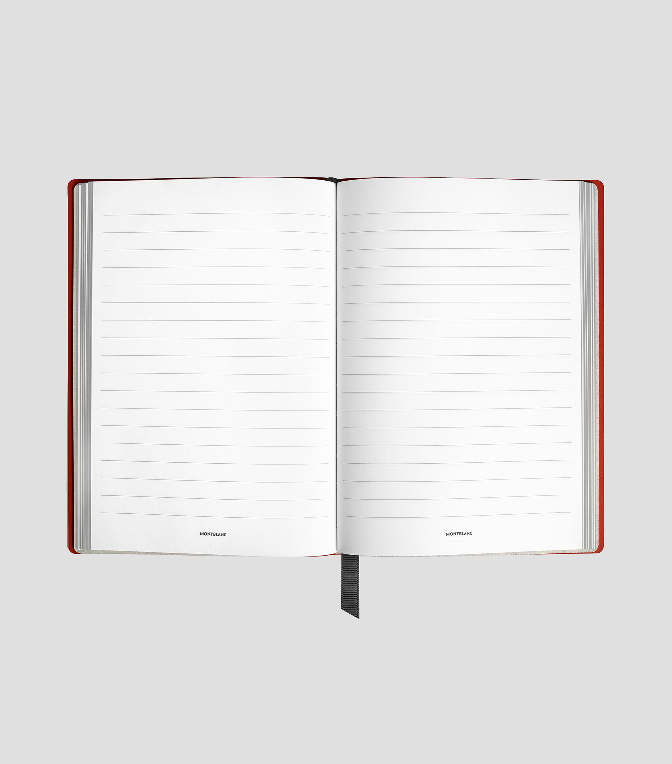 Notebook Medium Saffiano Tangerine