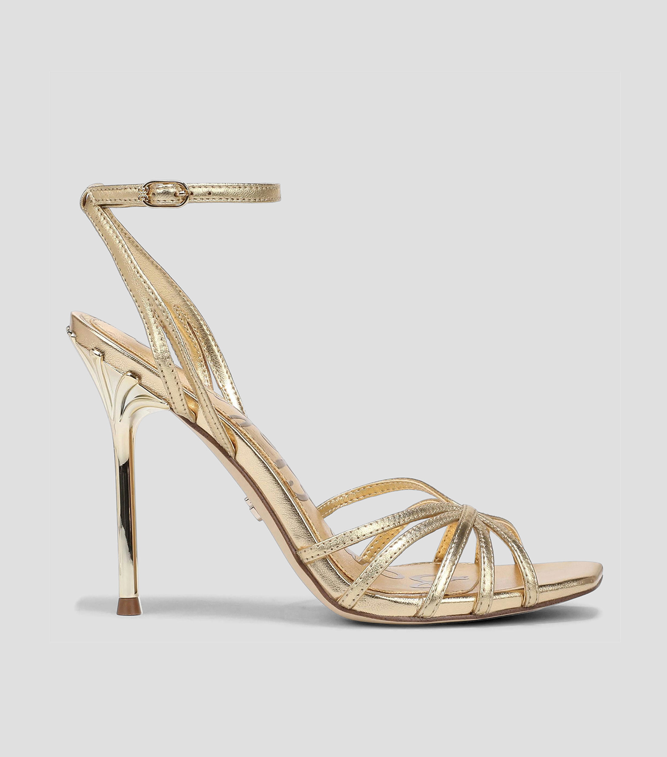 Sandalias con tacón alto de aguja Mujer