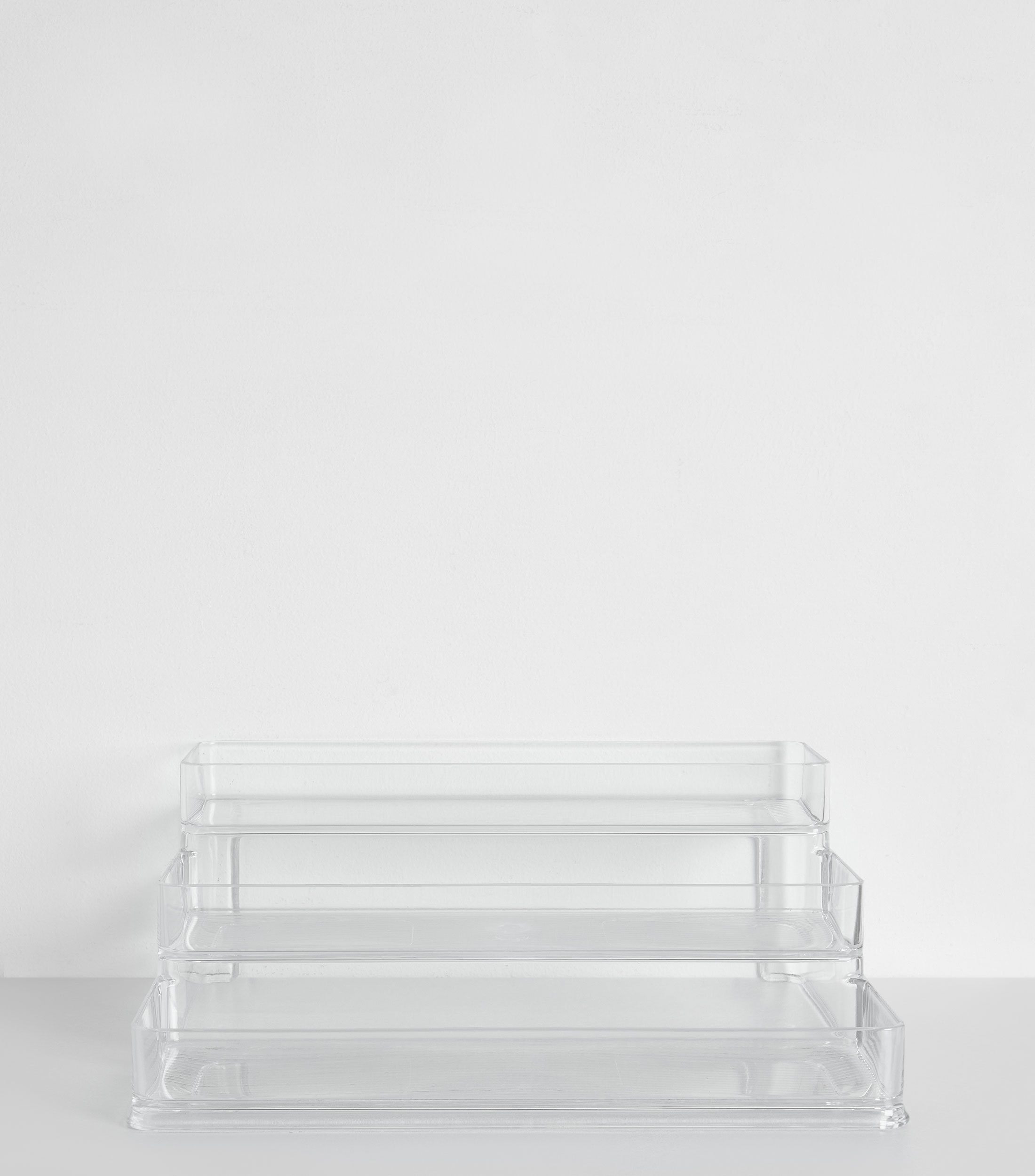 Organizador en plástico transparente