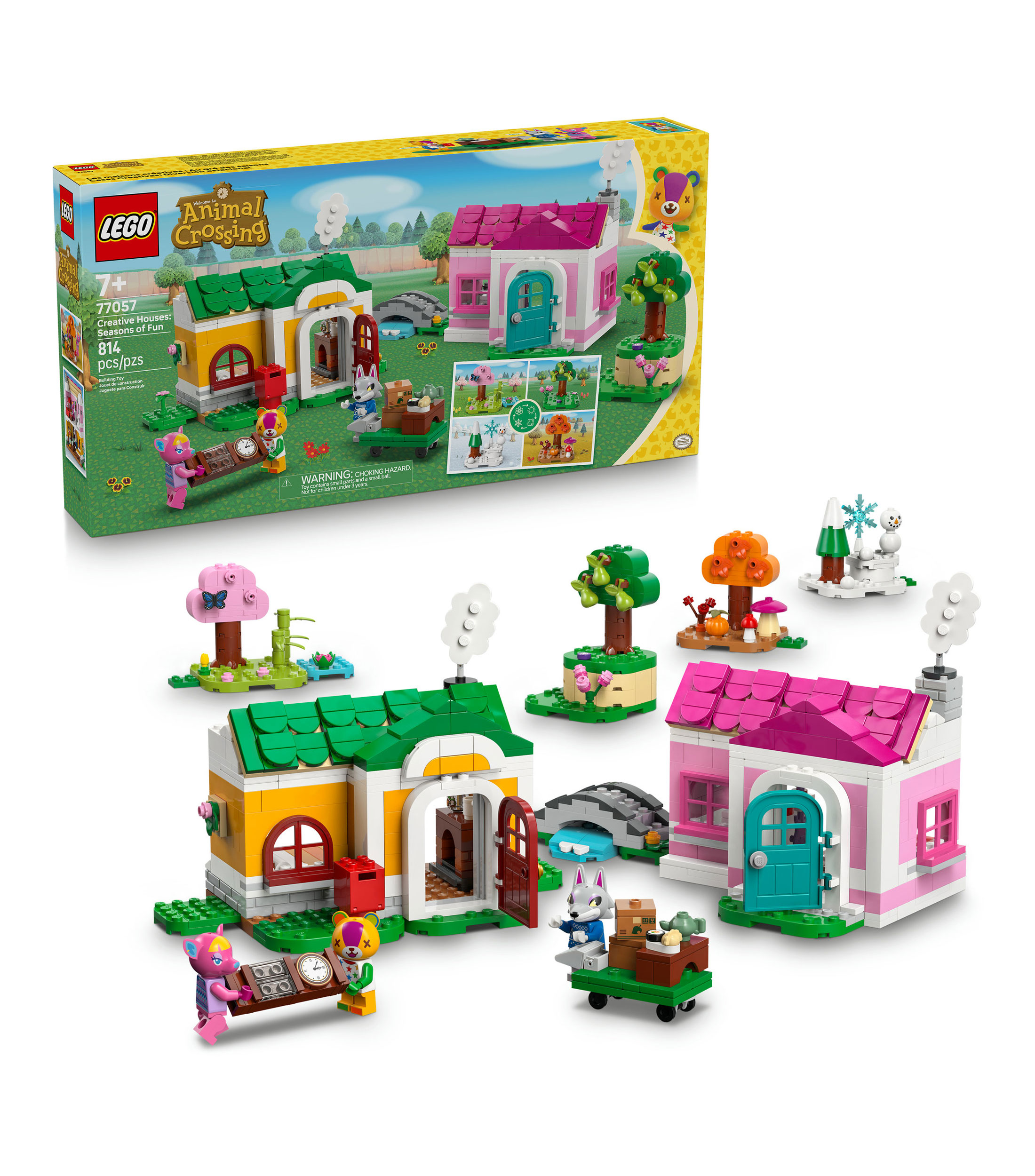 Lego Animal Crossing Casas Creativas Diversión estacional 77057