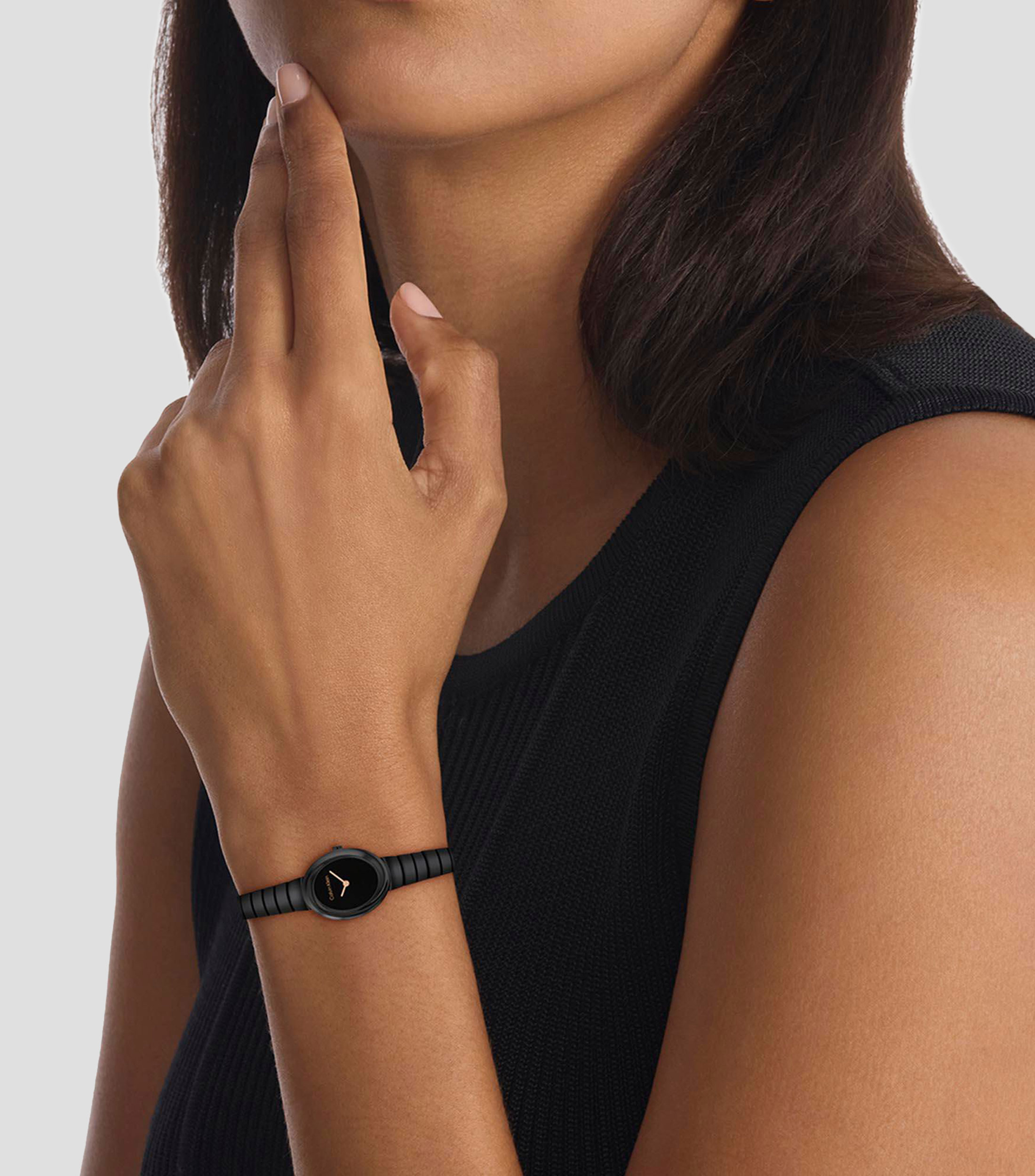 Reloj para Mujer Twisted Bezel casual negro