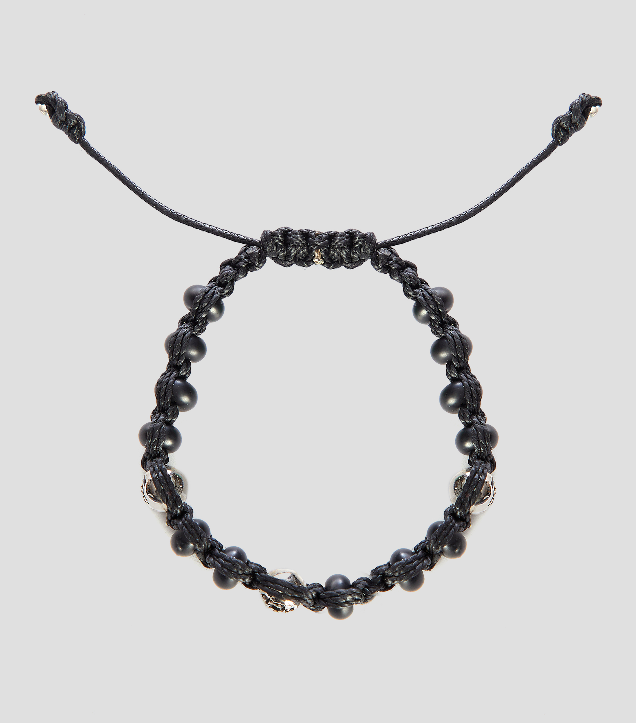 Pulsera en plata Calaveras Hombre