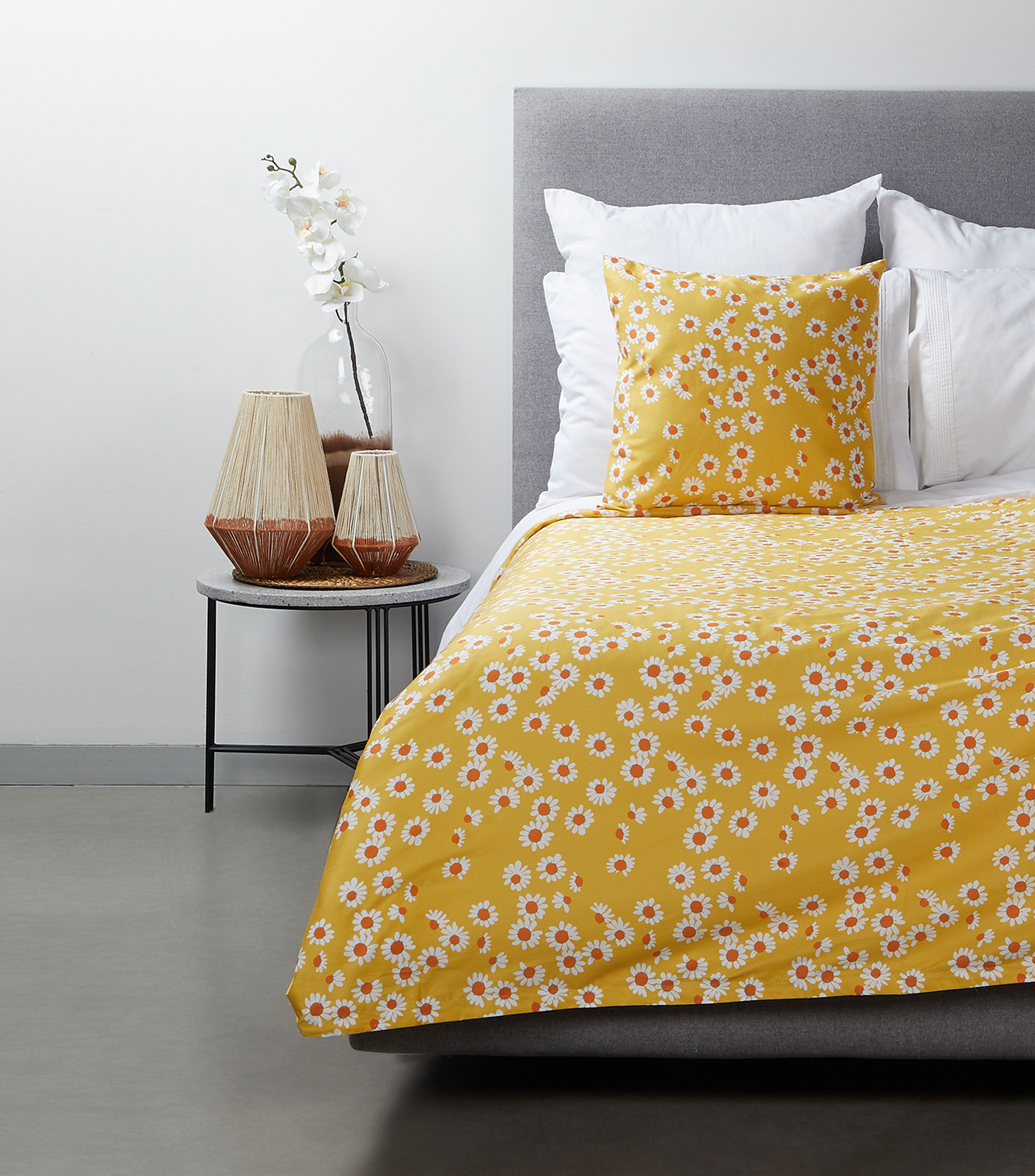 Juego de Funda para Duvet Individual en algodón Margarita