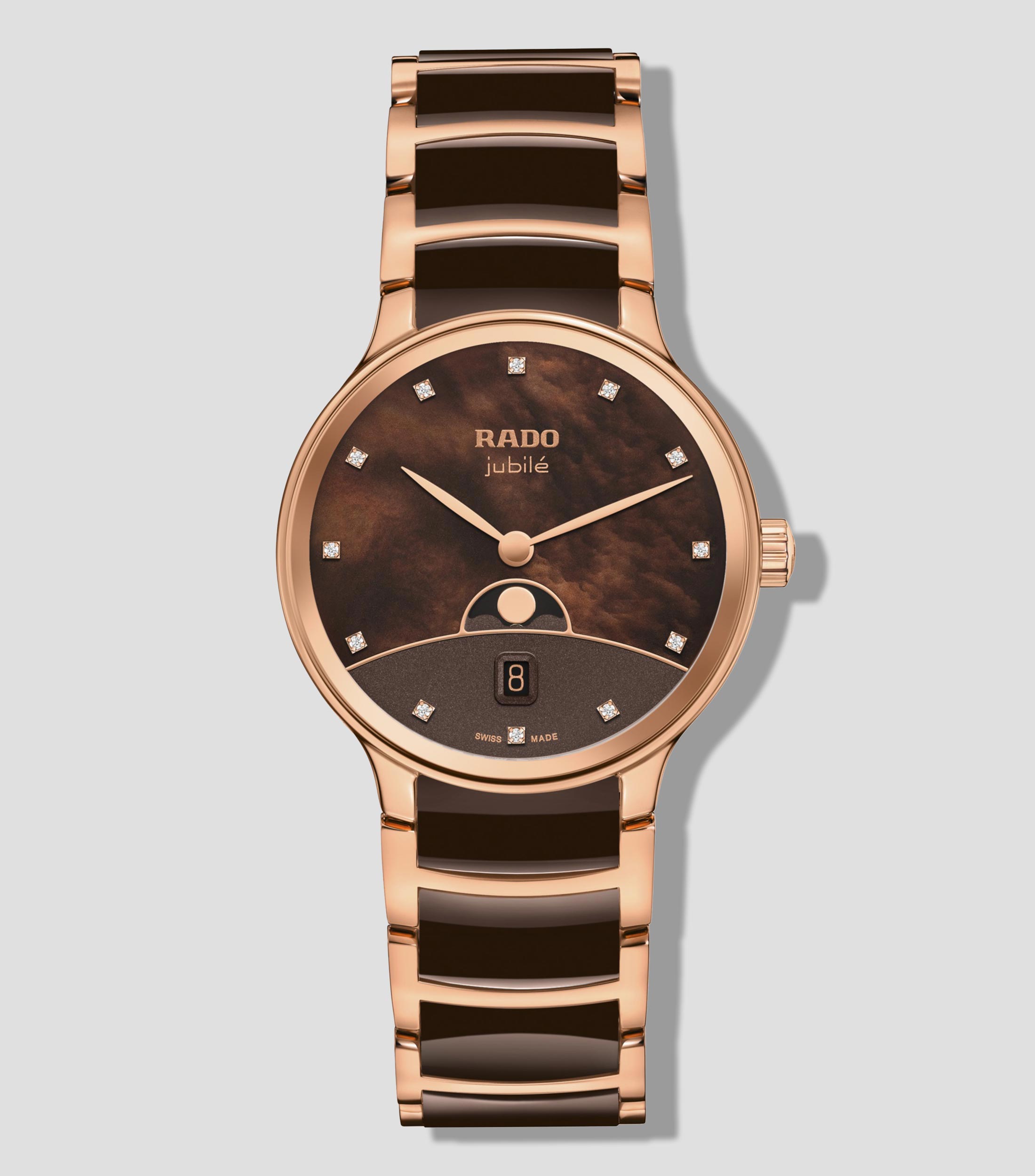 Reloj para Hombre Centrix Moonphase casual dorado