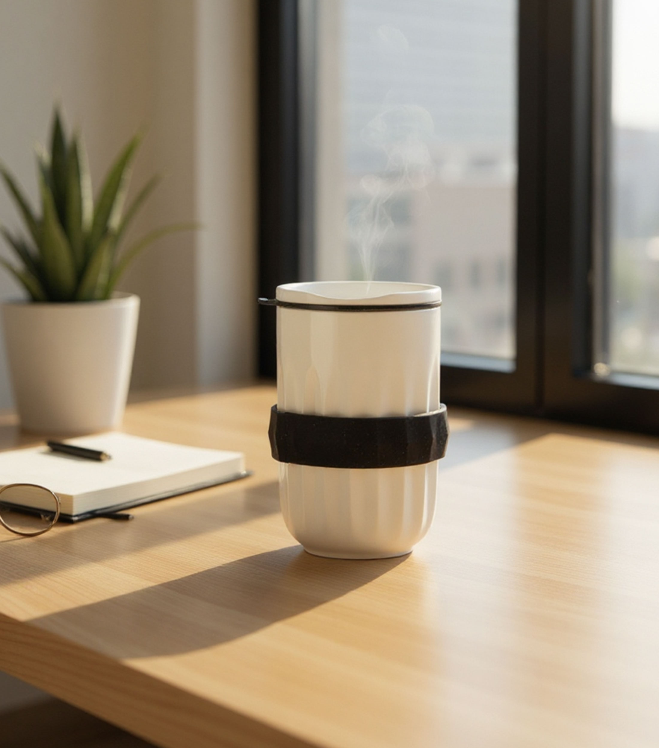 Vaso con tapa To go to Stay Travel