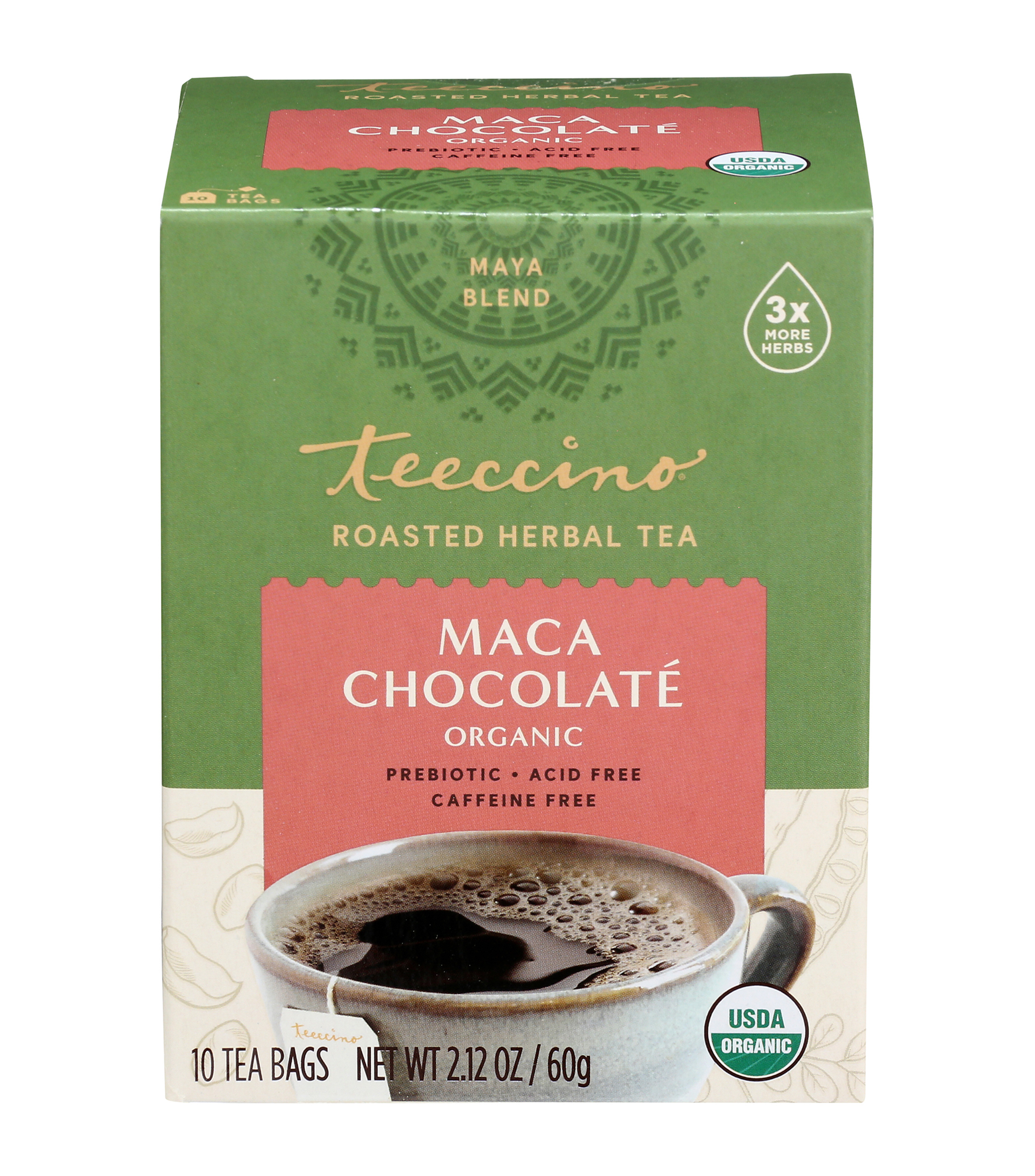 Té de Hierbas Tostadas Maca Chocolaté, 60 g