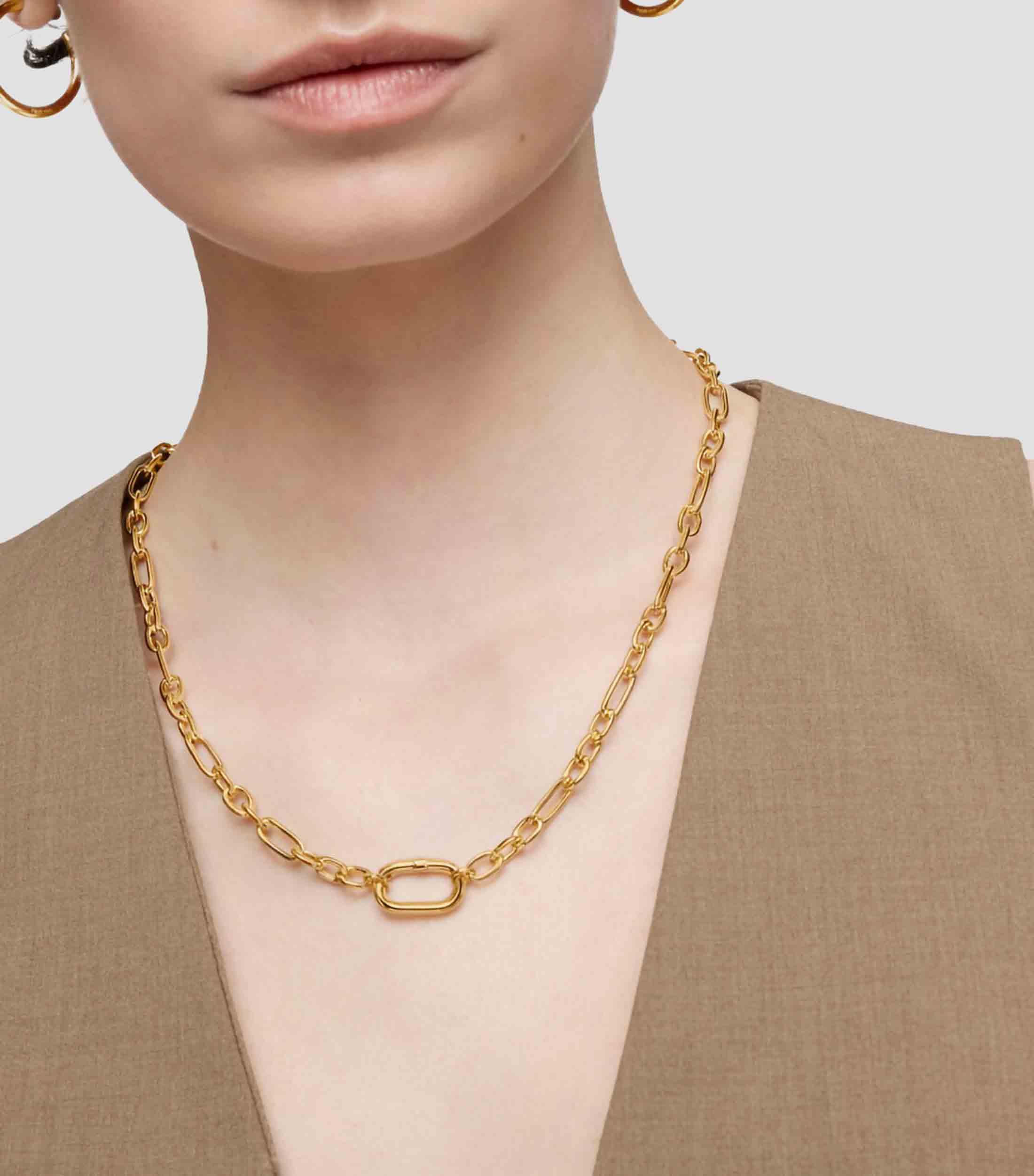 Collar en plata Mujer