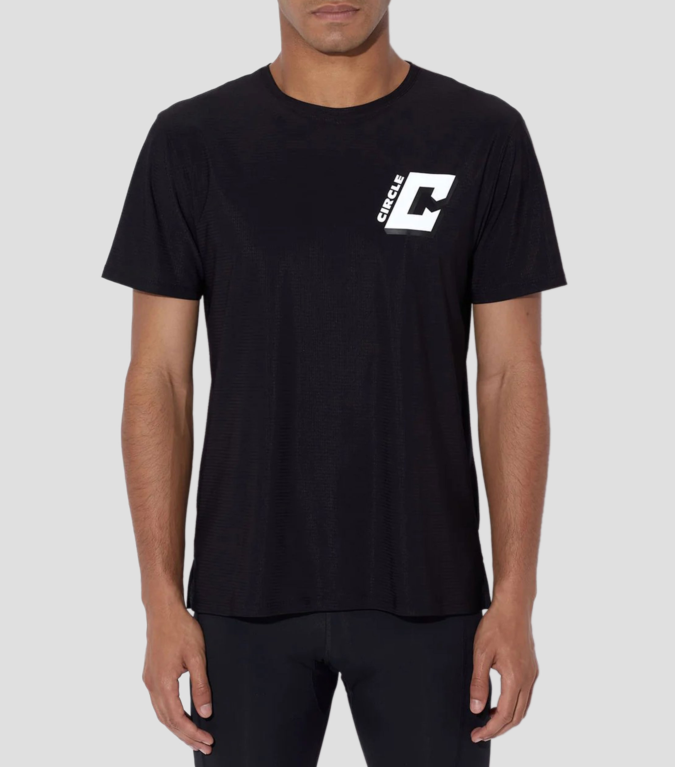 Playera para correr Legend de cuello redondo con manga corta estampada Hombre