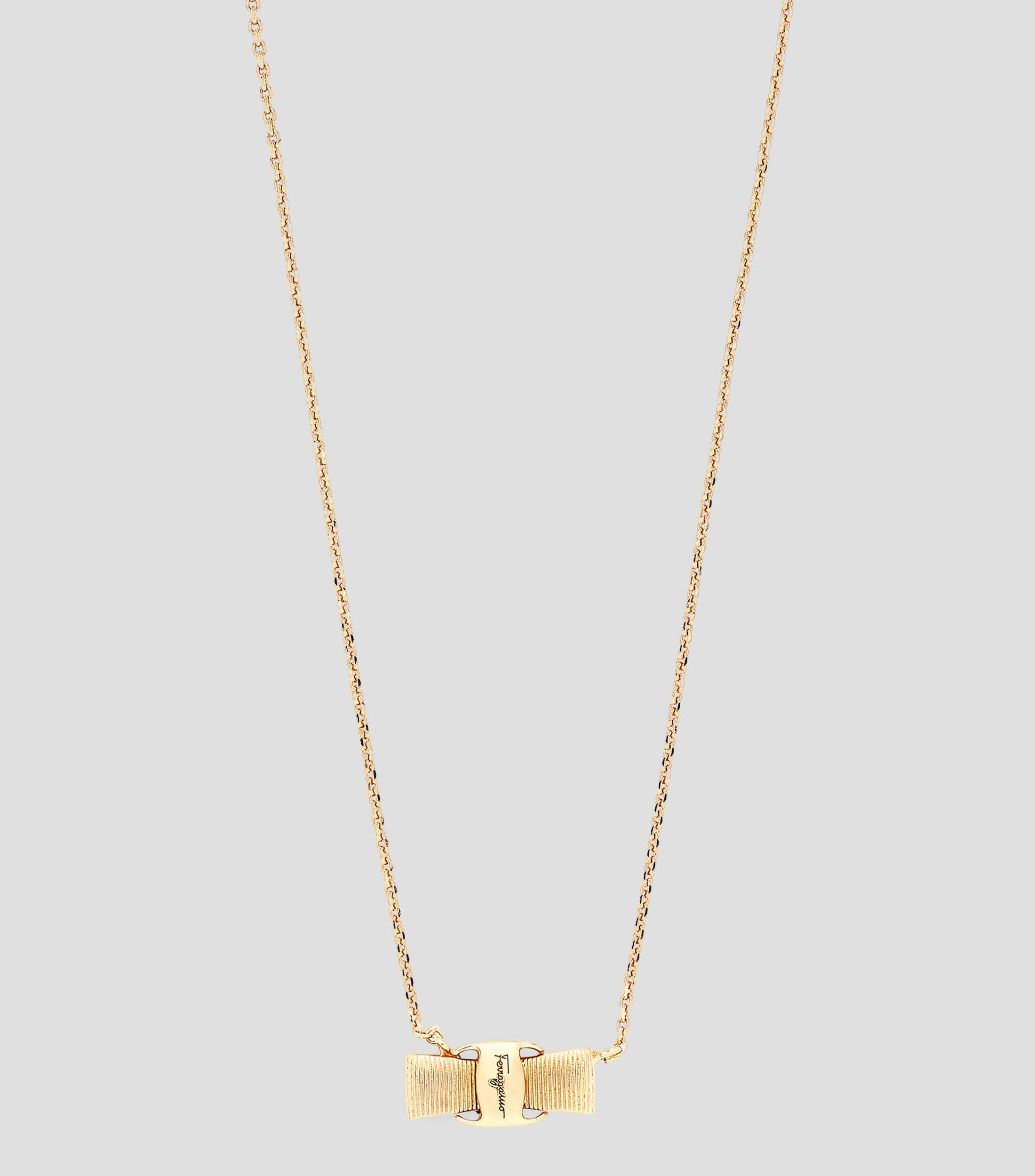 Collar con lazo vara como colgante Mujer