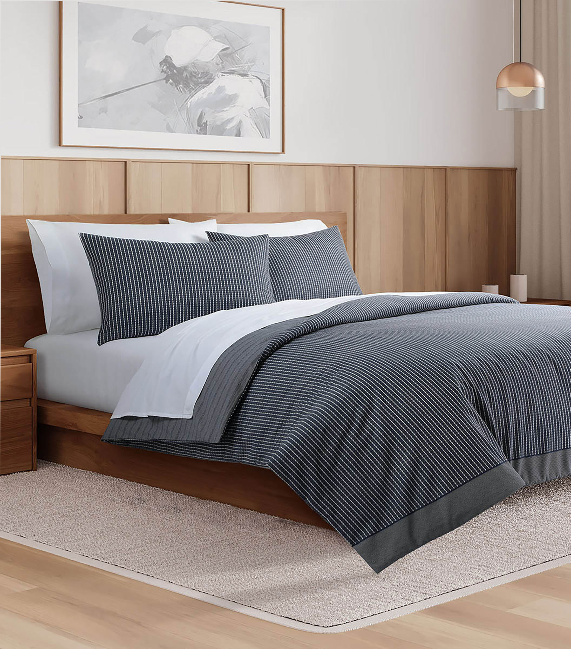 Juego de Edredón Matrimonial/Queen Size de algodón Fulton