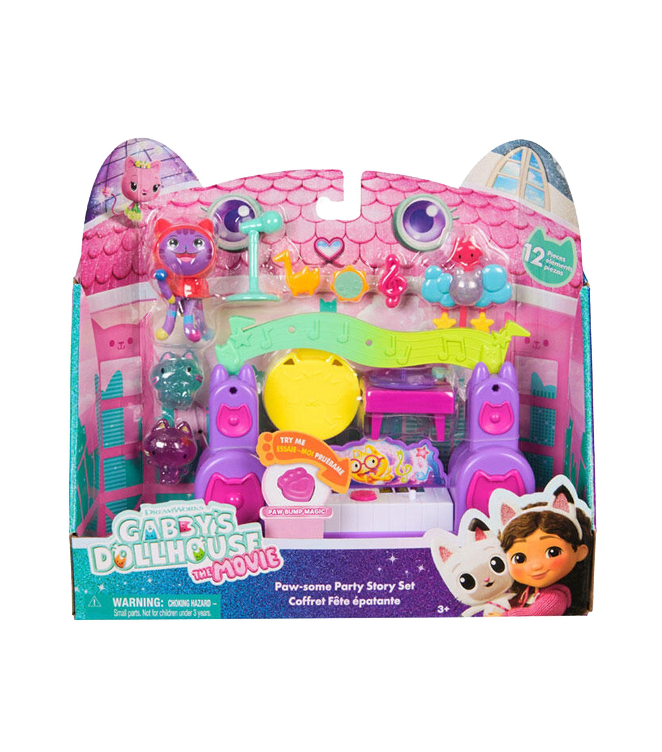 Set de Fiesta y música de La casa de muñecas de Gaby