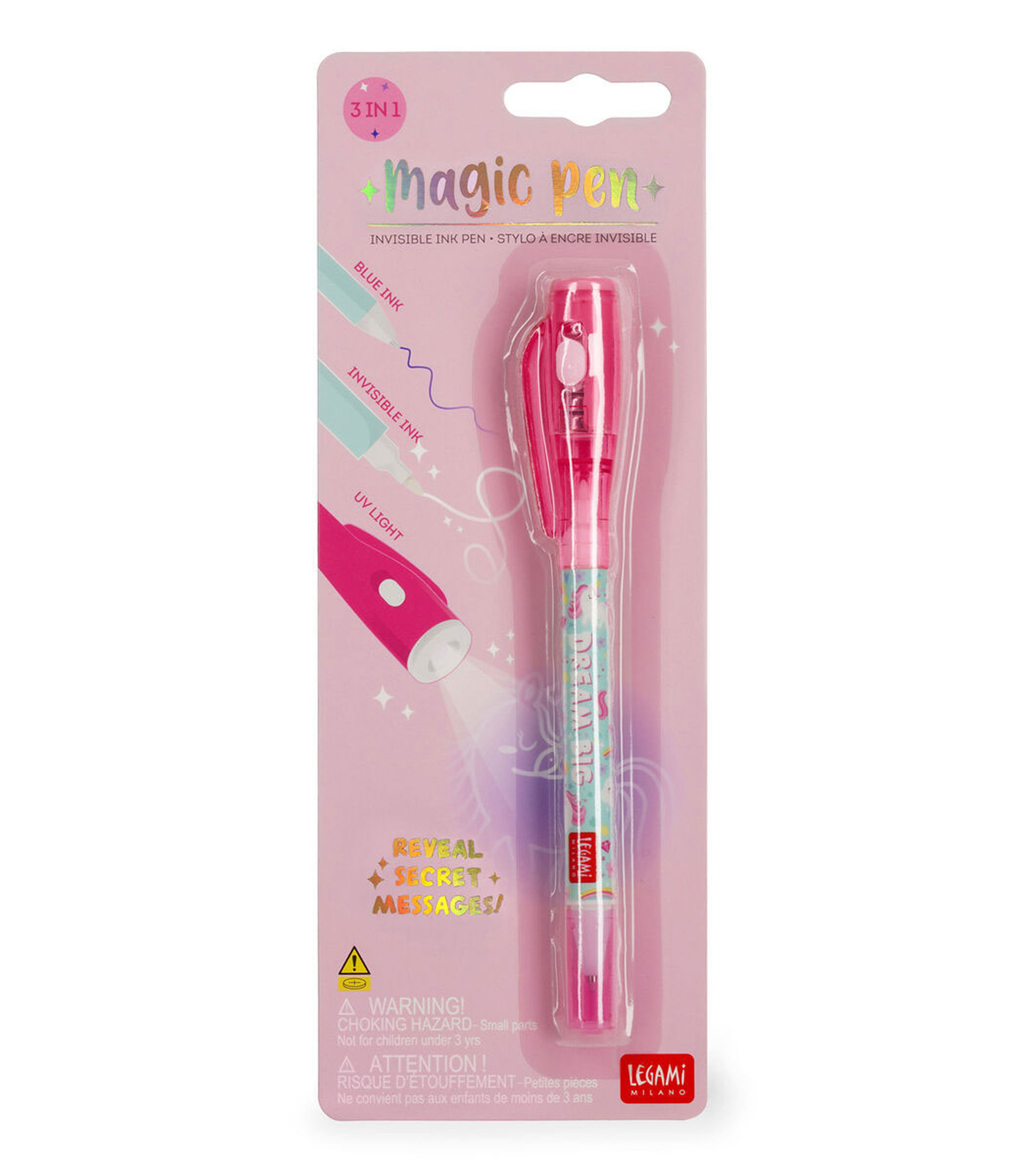 Pluma de tinta invisible Unicornio