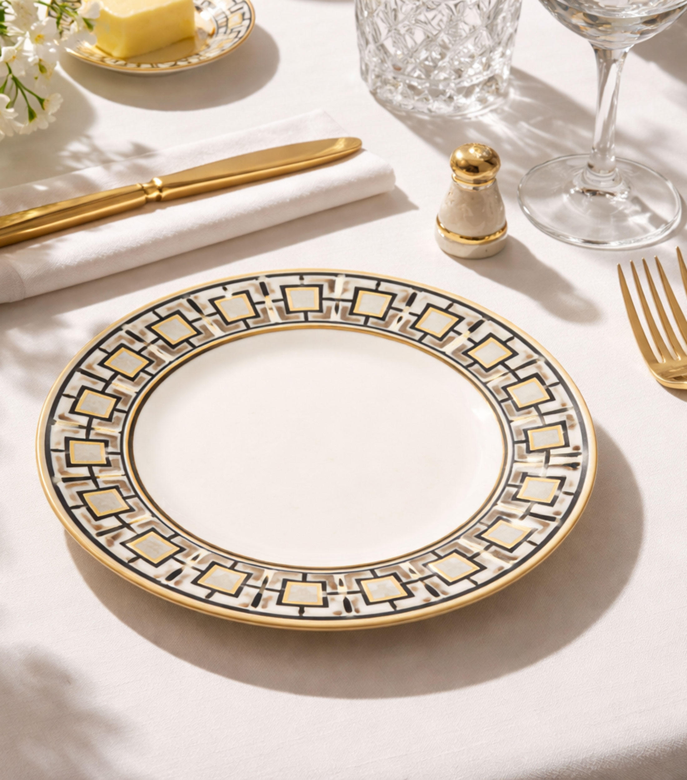 MET TAV GIFT BREAD BUTTER PLATE