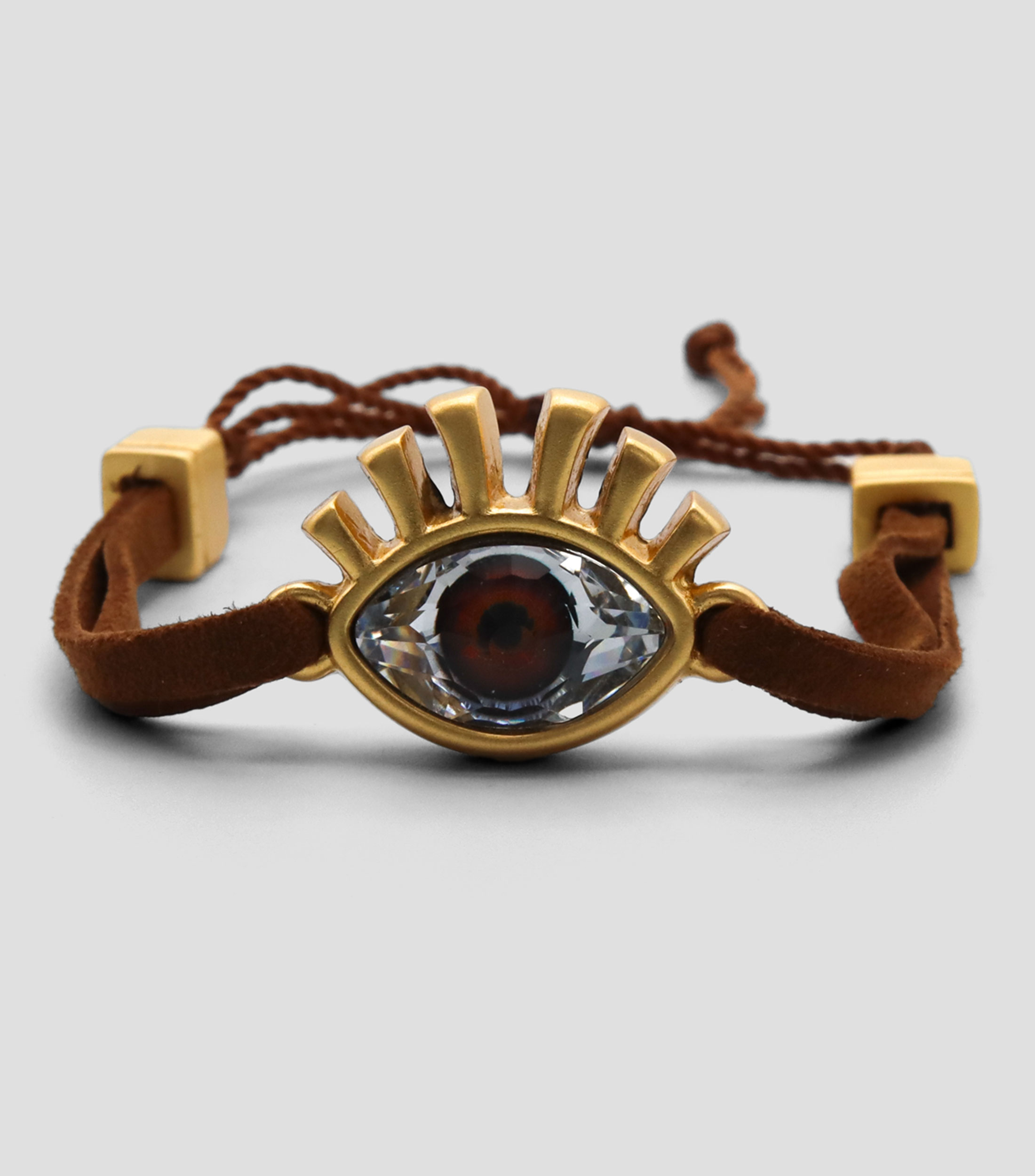 Pulsera cafe con ojo Mujer