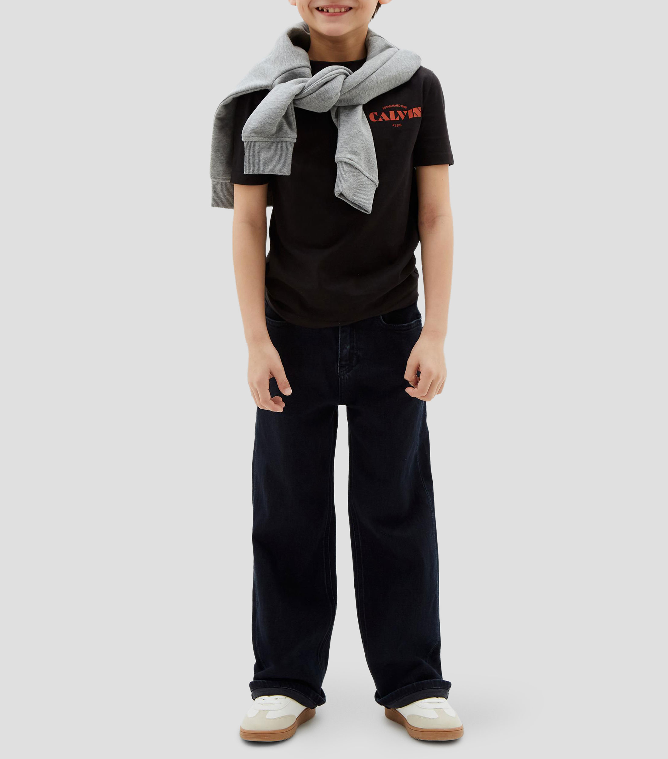Playera estampada cuello redondo manga corta Niño