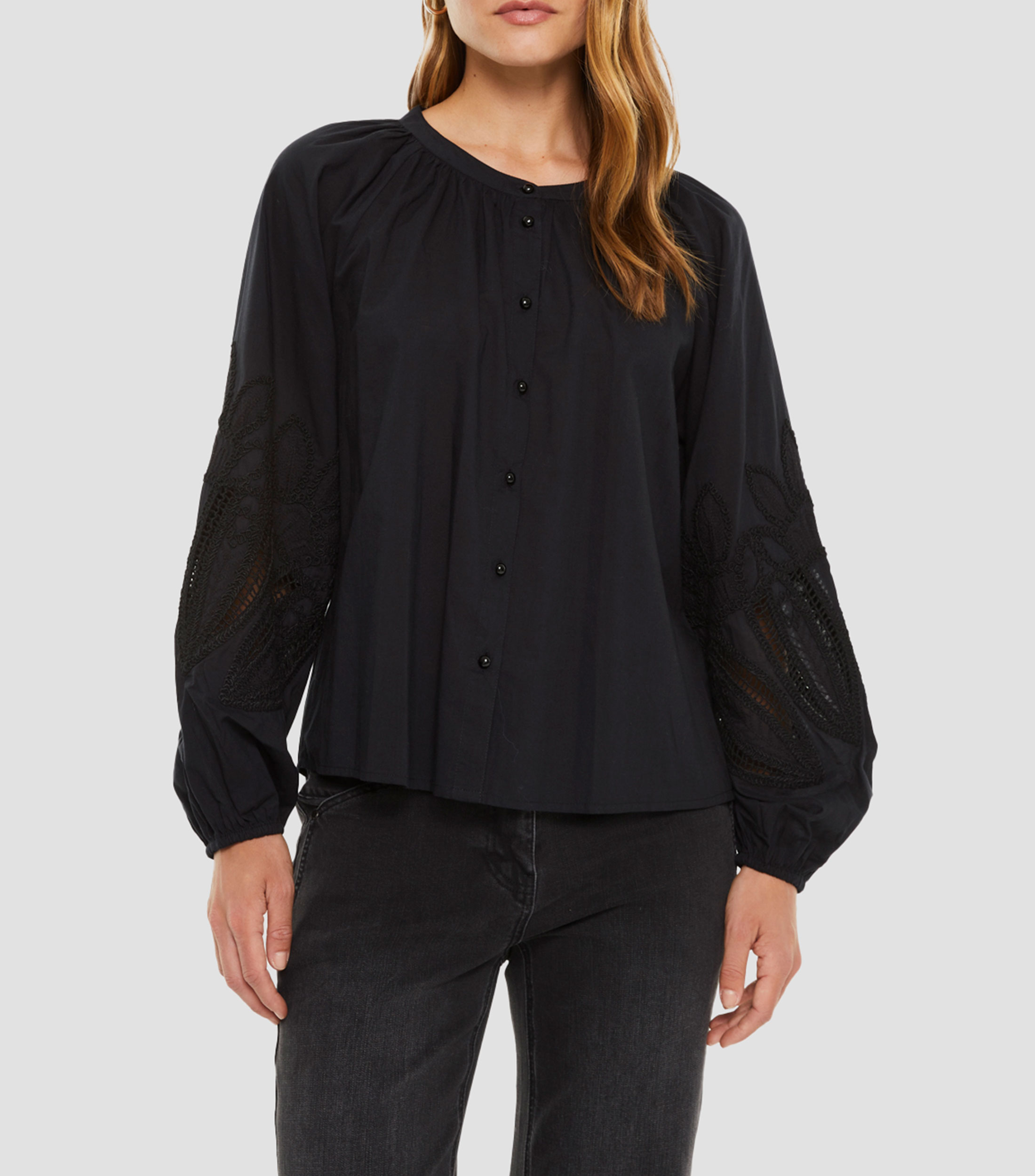 Blusa con manga larga Mujer