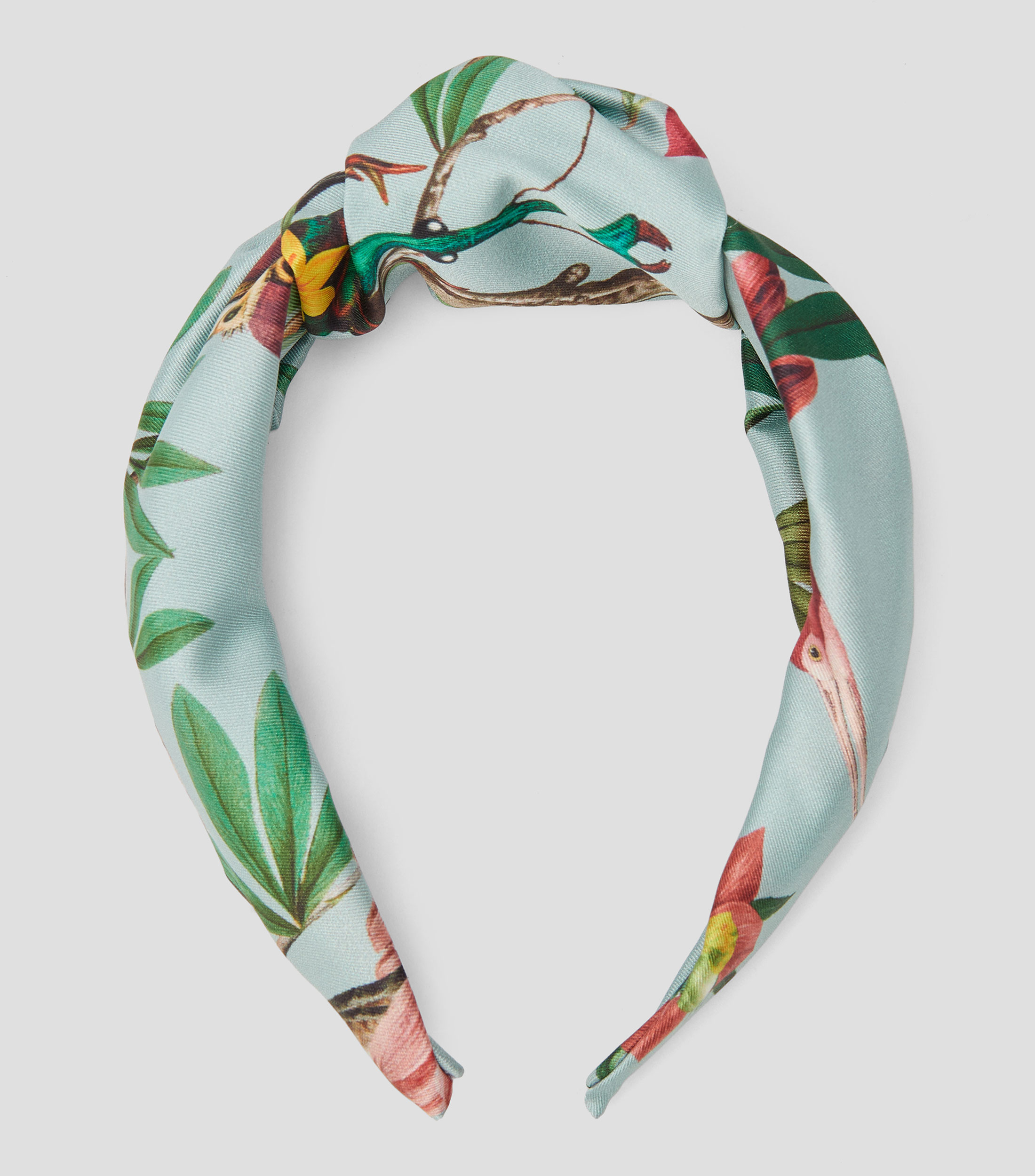 Diadema para el cabello multicolor estampada Love Knot Mujer