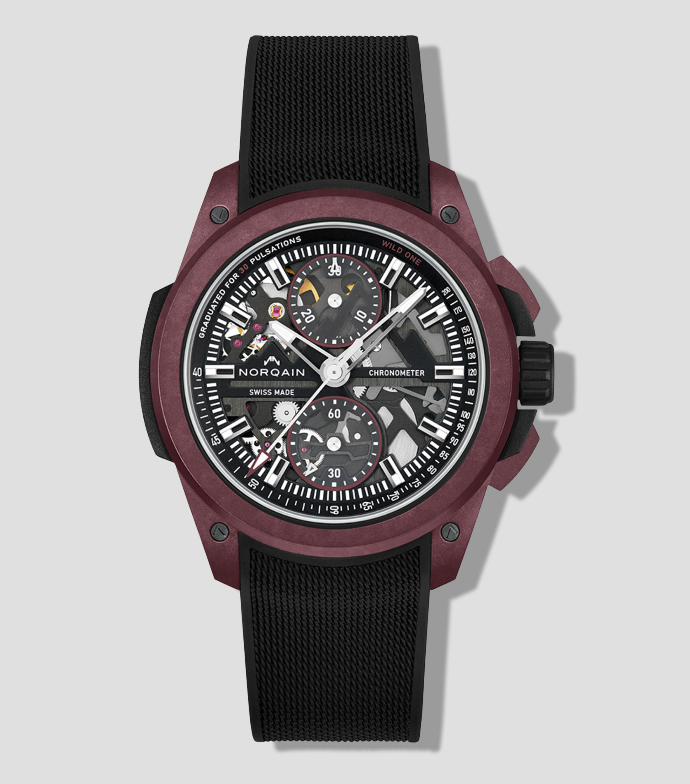 Reloj para Hombre Wild ONE Skeleton Chrono deportivo Negro