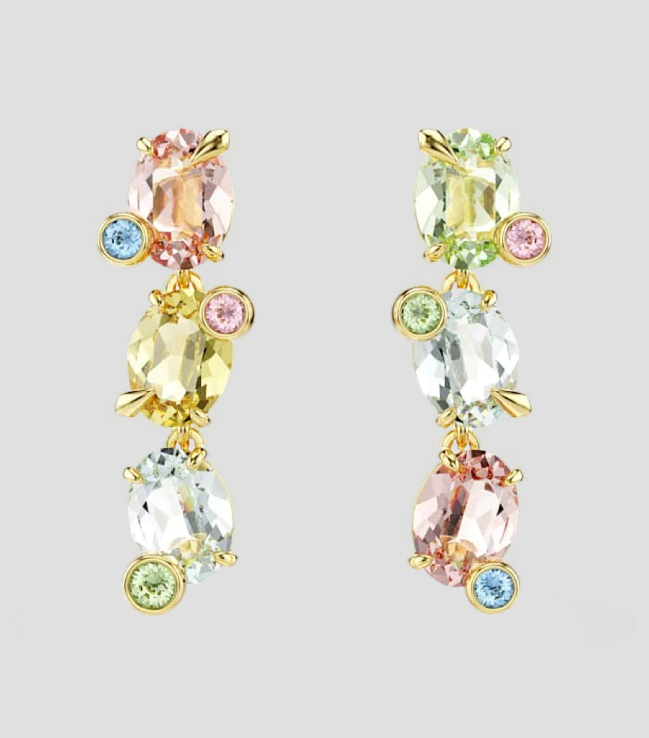 Aretes Gema multicolor Mujer