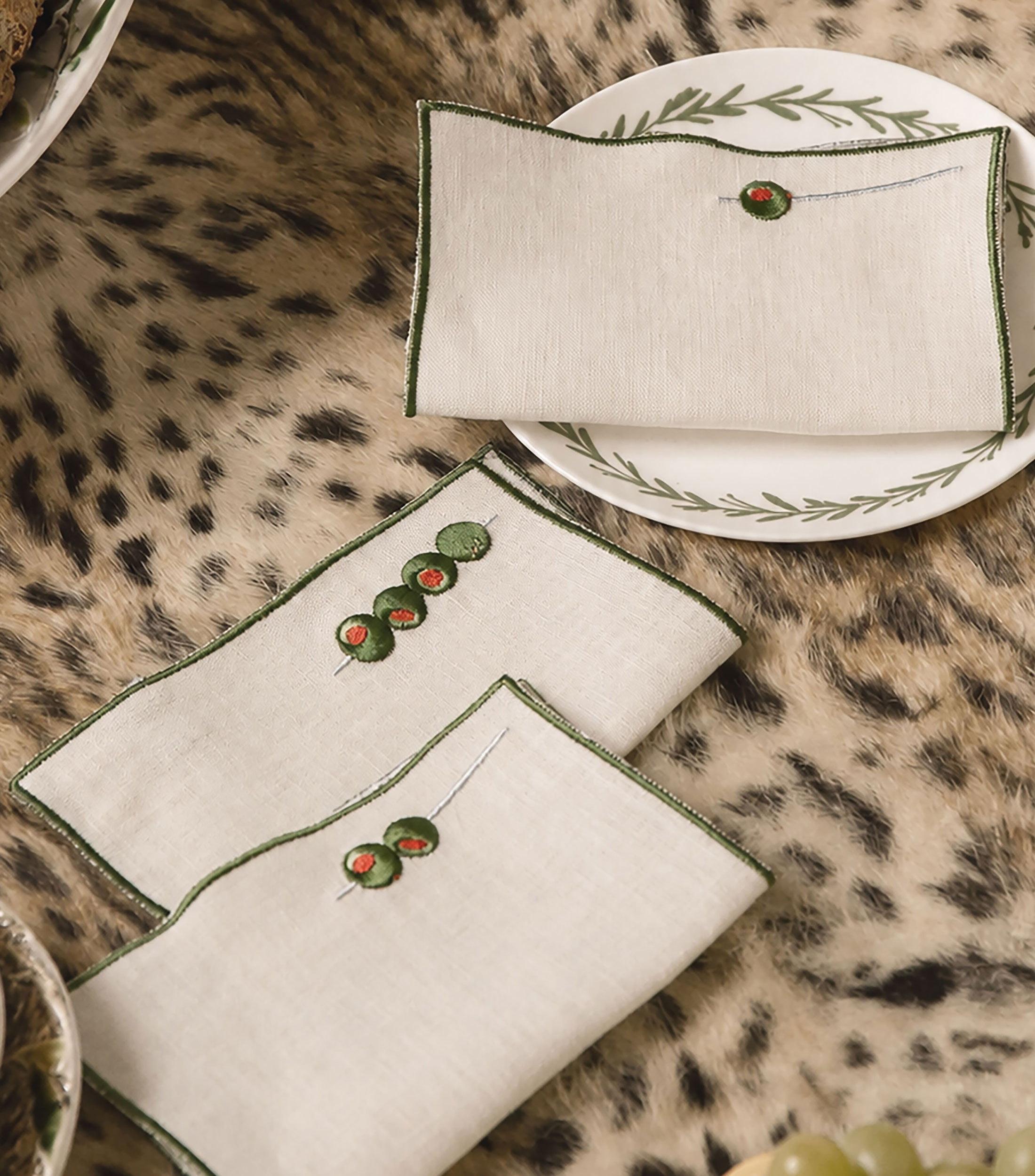 Set 4 Cocteleras Olivos Aceituna