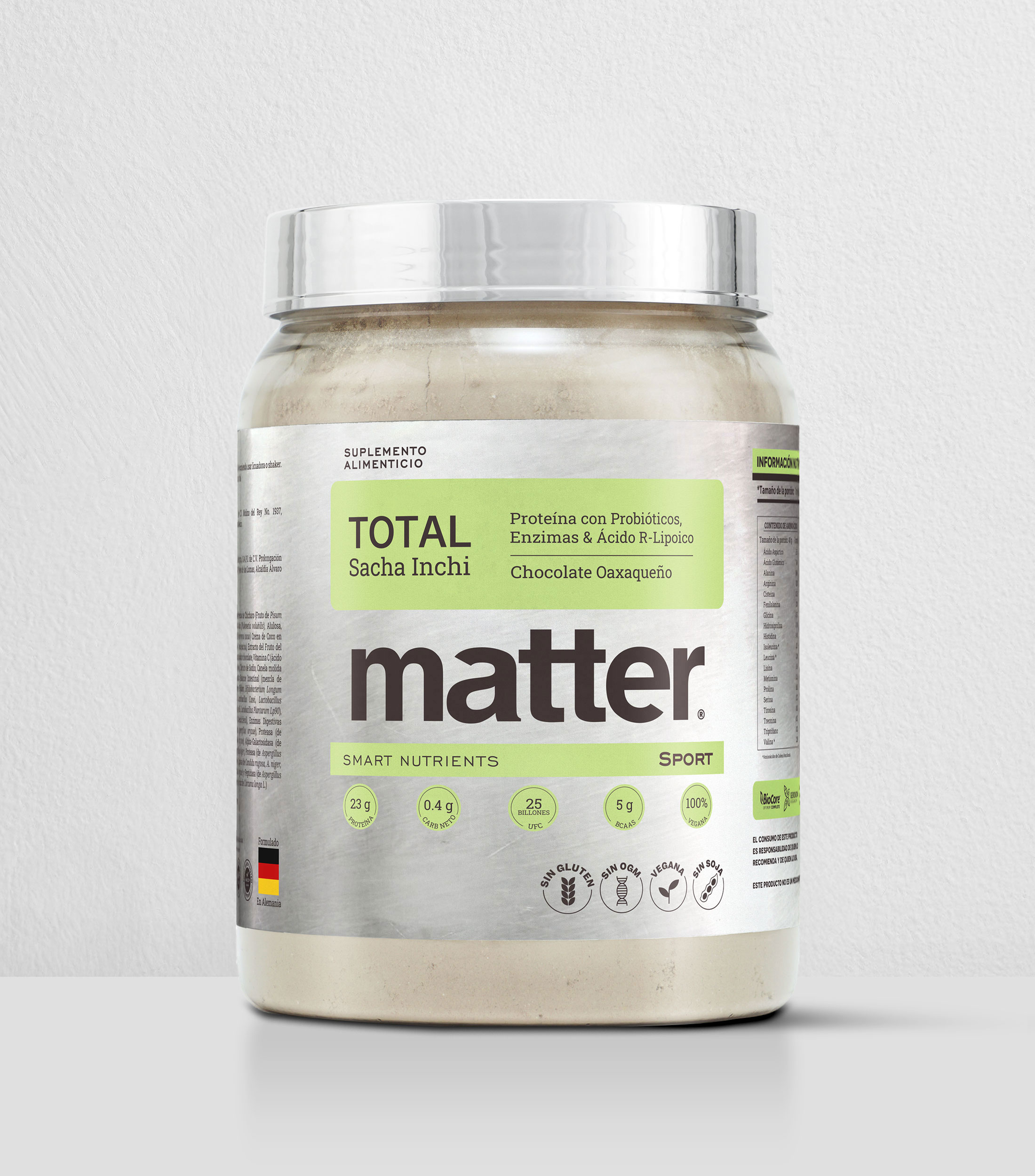 Suplemento alimenticio Total Sport chocolate oaxaqueño, 700 g