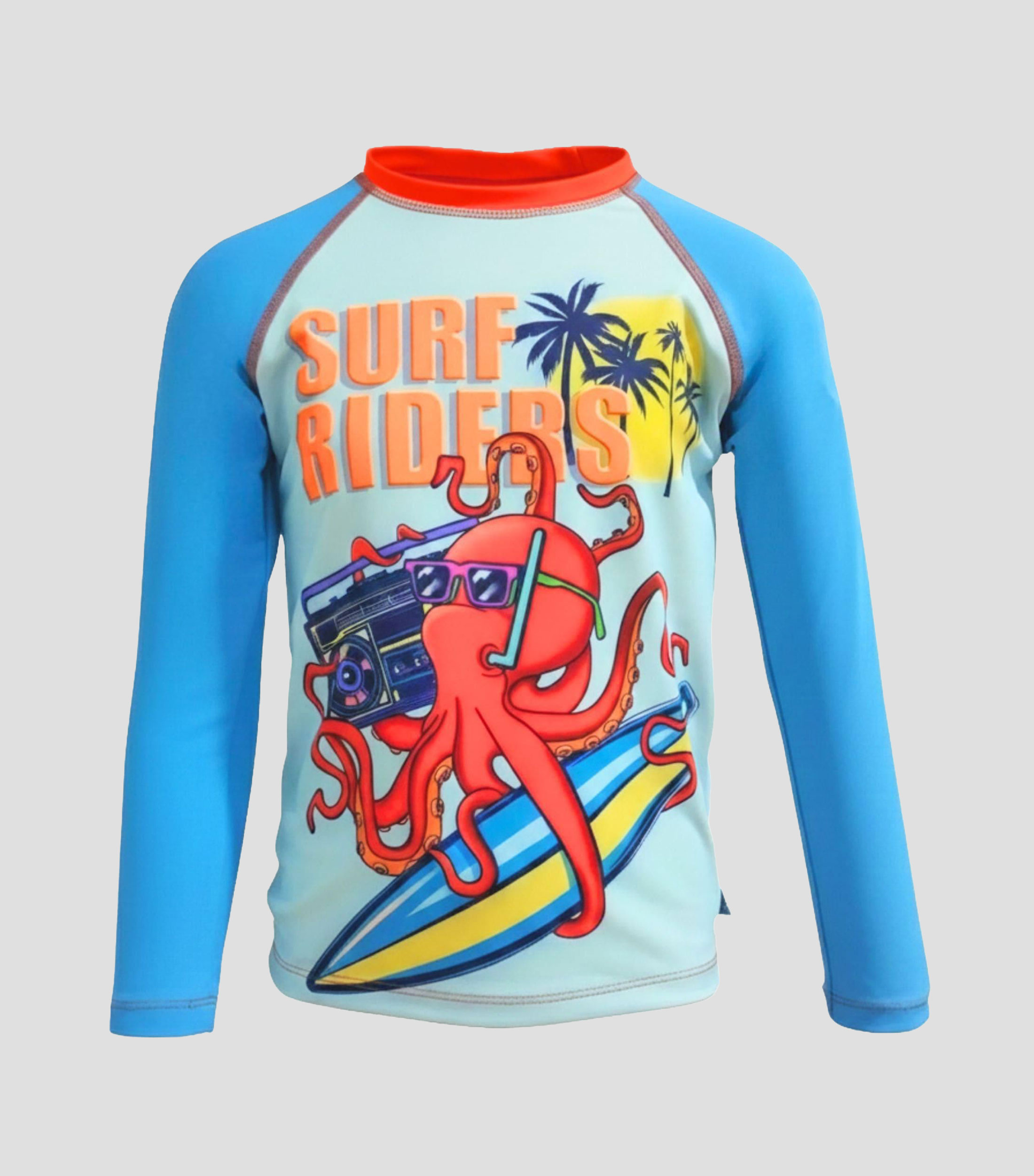 Playera traje de baño Surf Riders estampado Niño