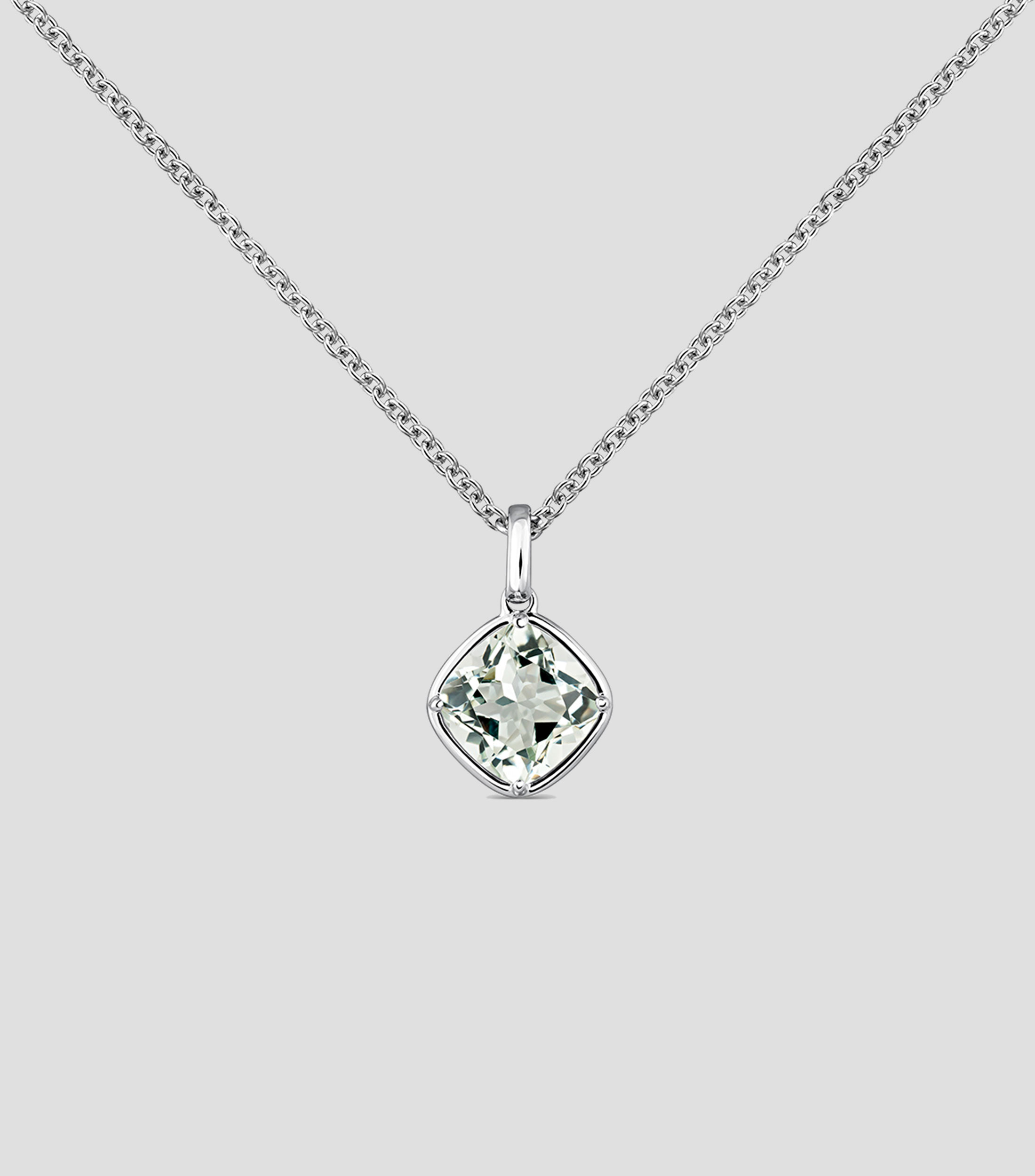 Colgante en plata con amatista Utopian Mujer