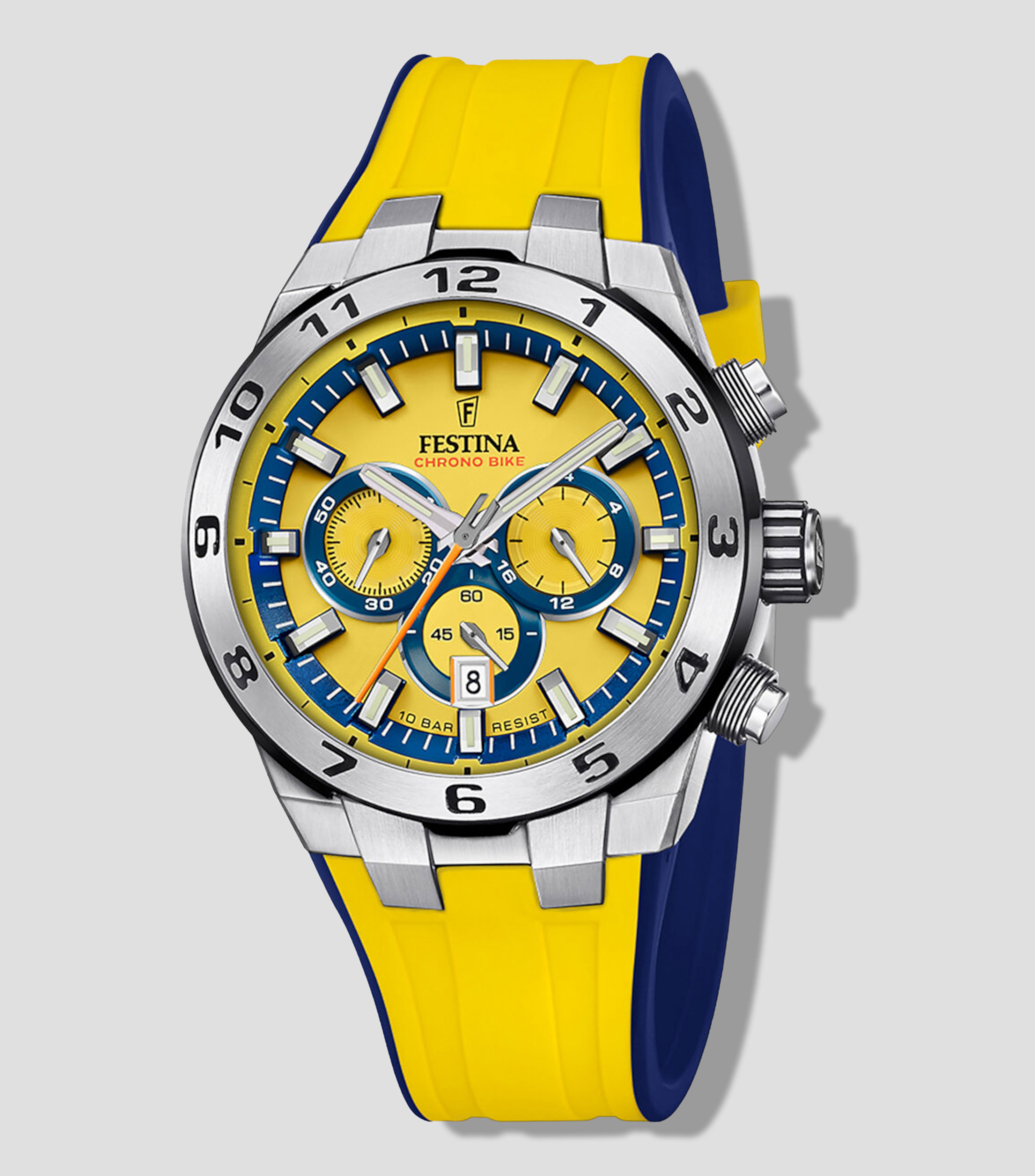 Reloj para Hombre Chrono Bike De Vestir, Plateado