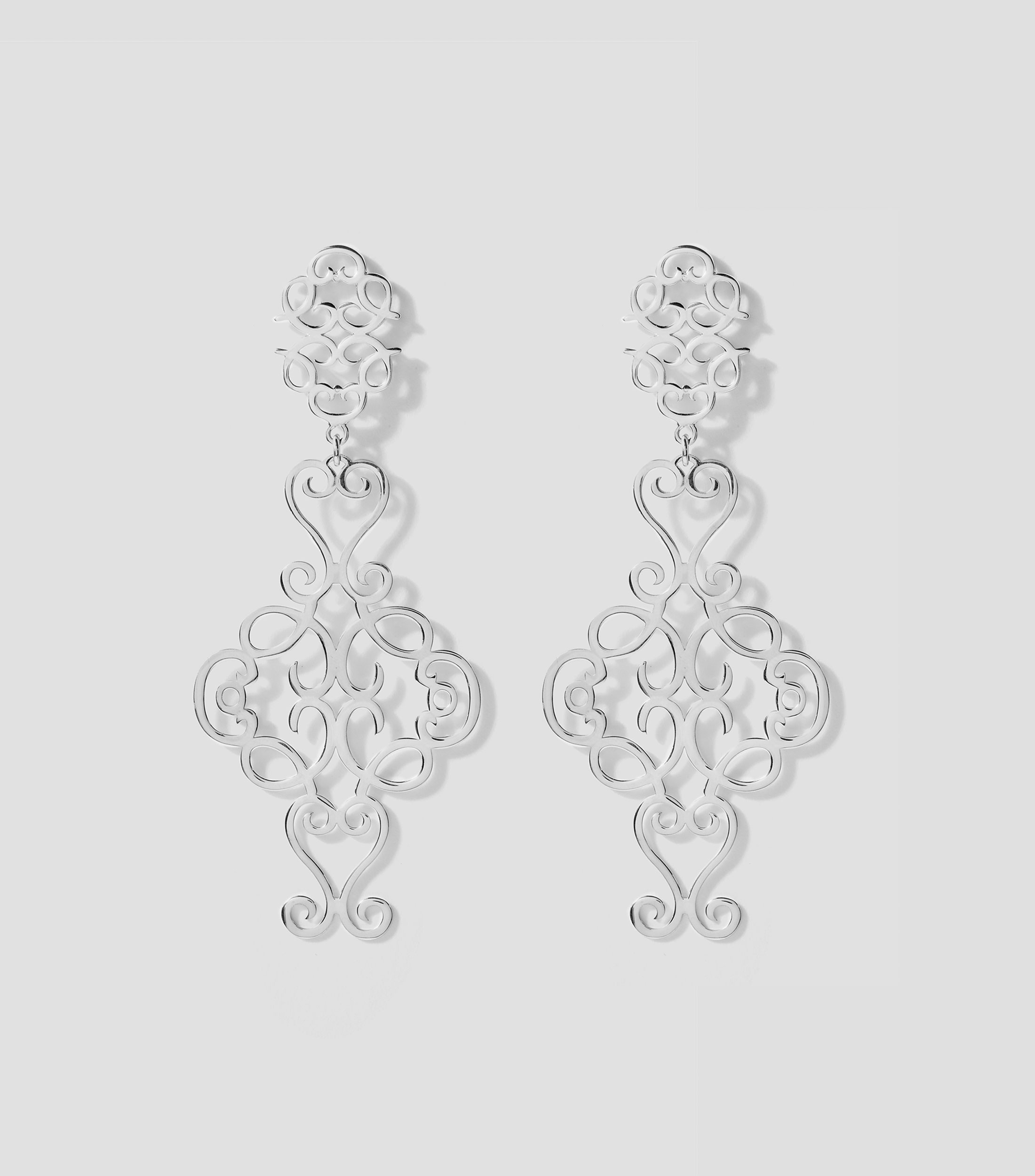 Aretes en plata Lucero Mujer