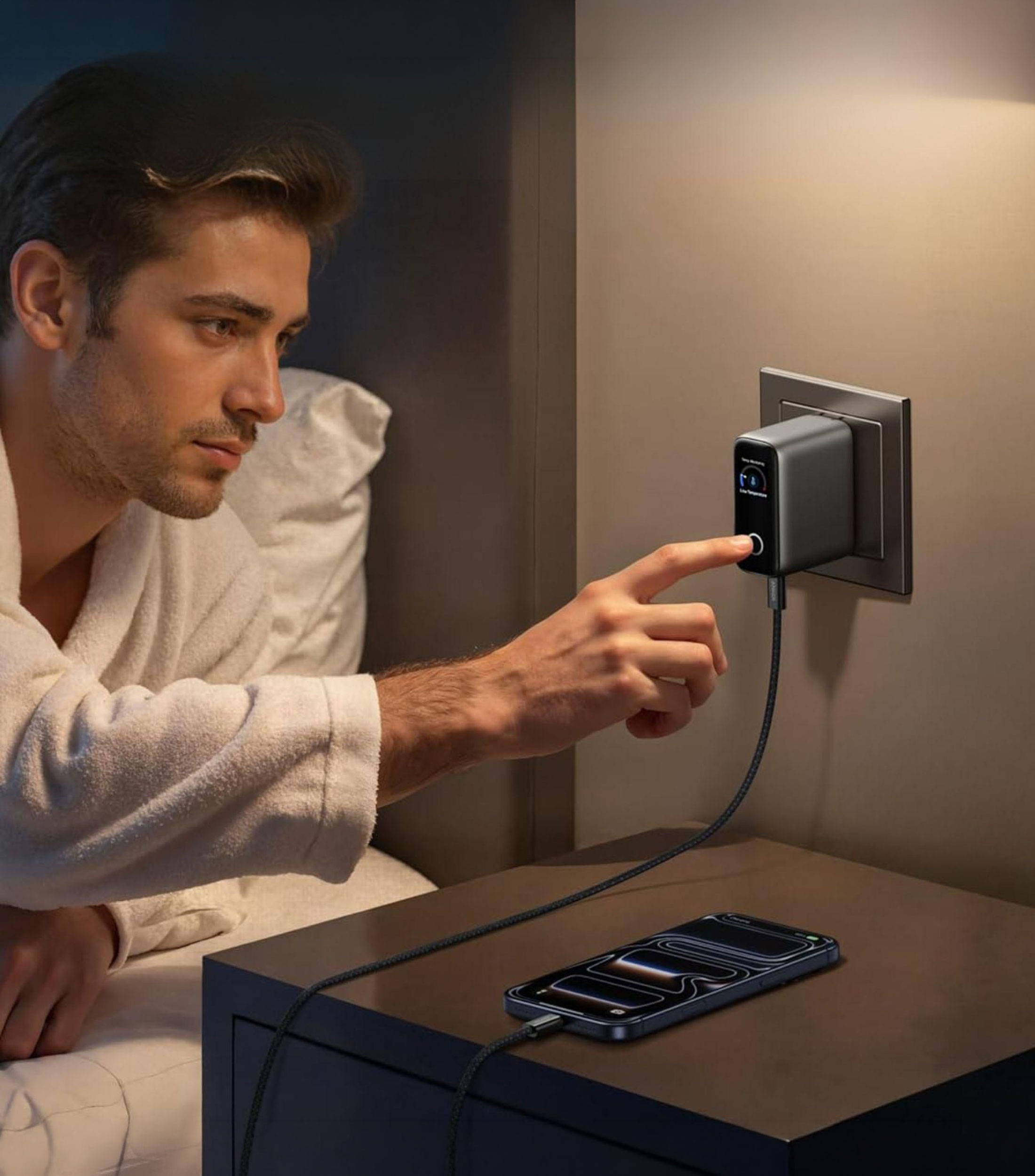 Cargador de Pared 3 puertos USB-C, USB-A 100W