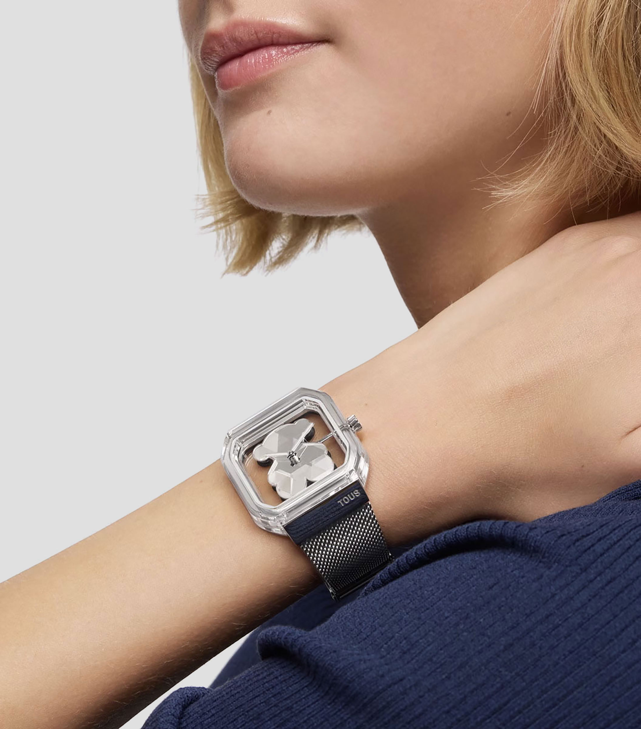 Reloj para Mujer D-Bear Party casual plateado