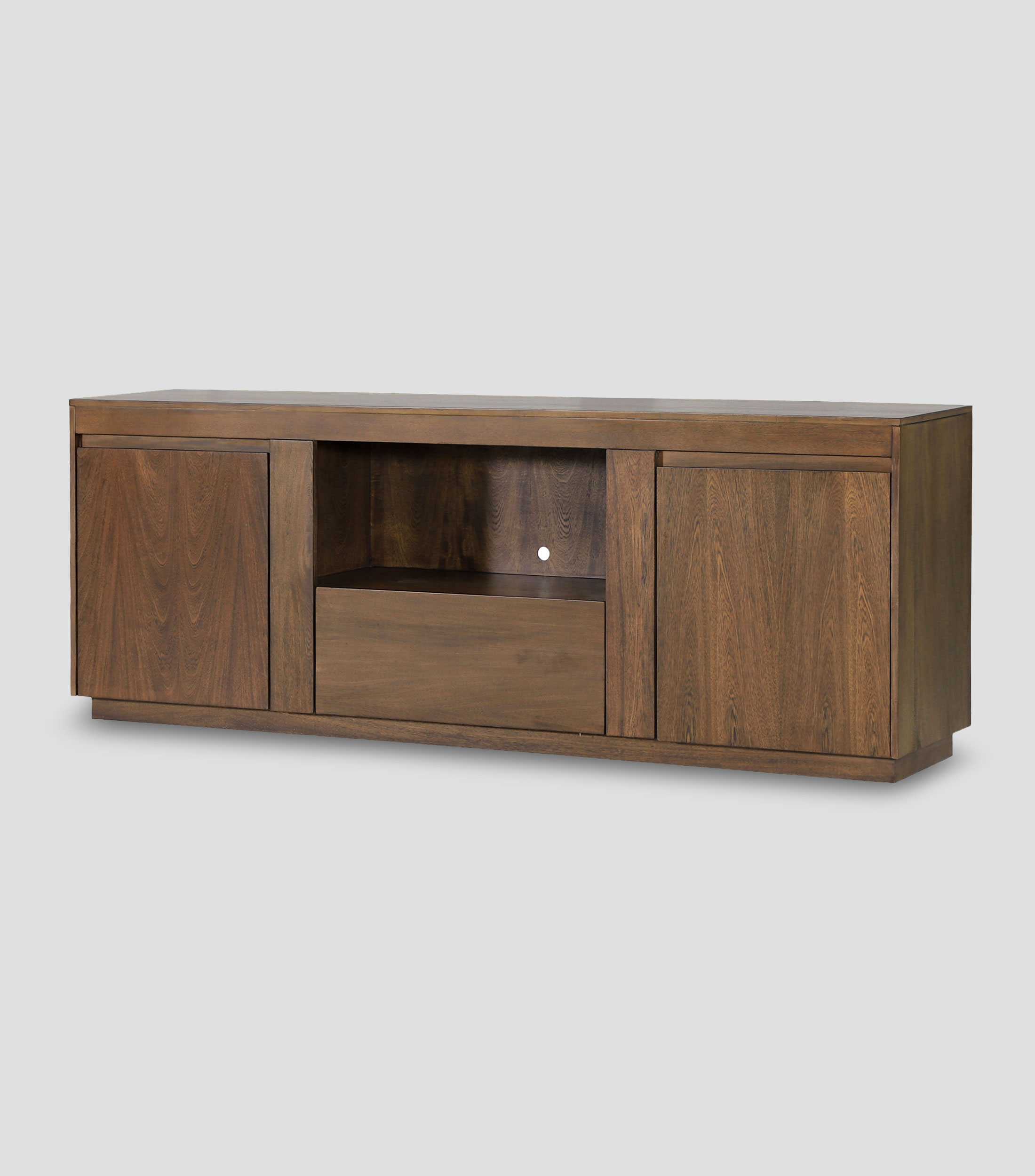 Mueble para TV Quebec en MDF y Chapa natural