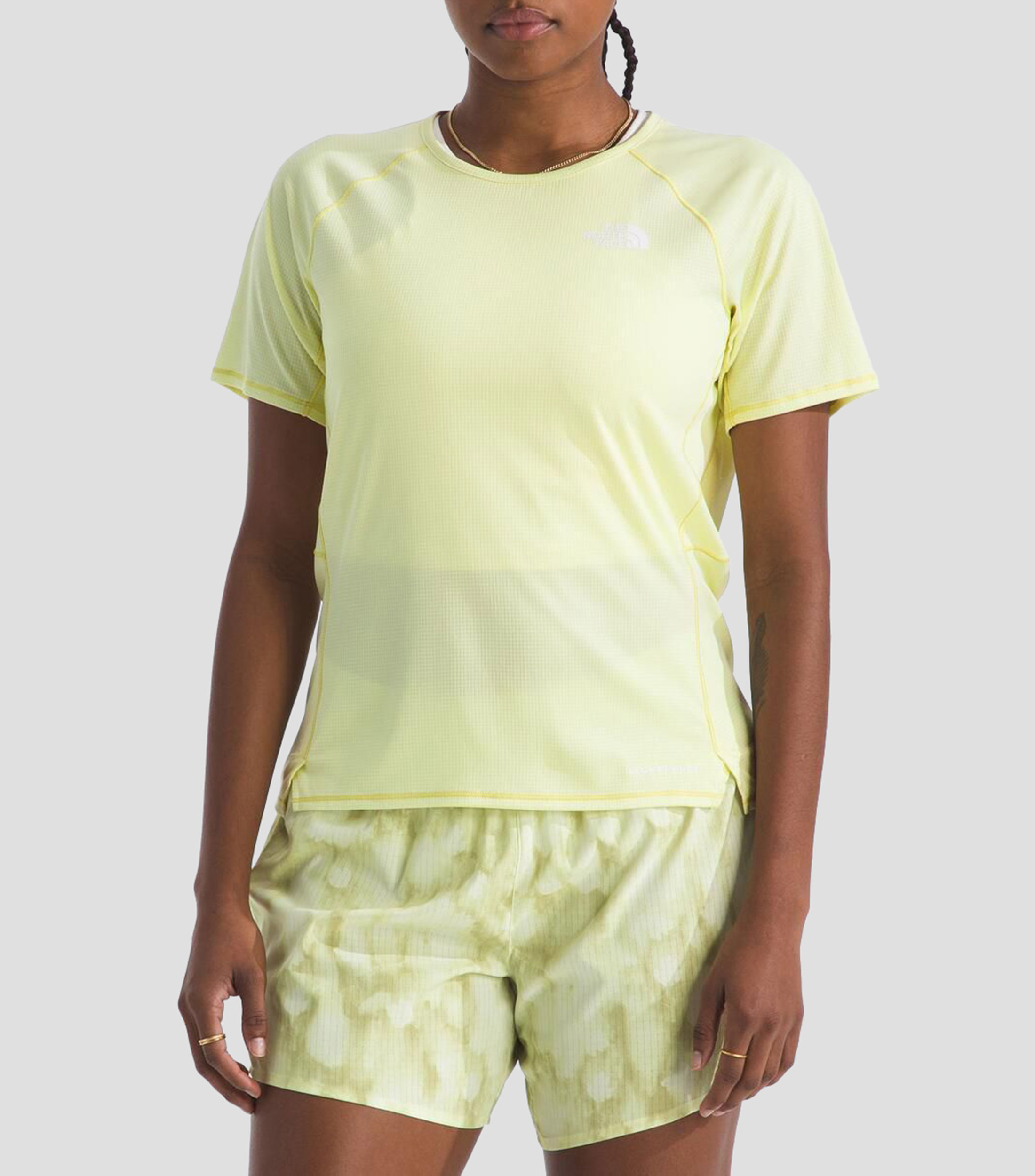 Playera cuello redondo manga corta Sunriser SS lisa Mujer