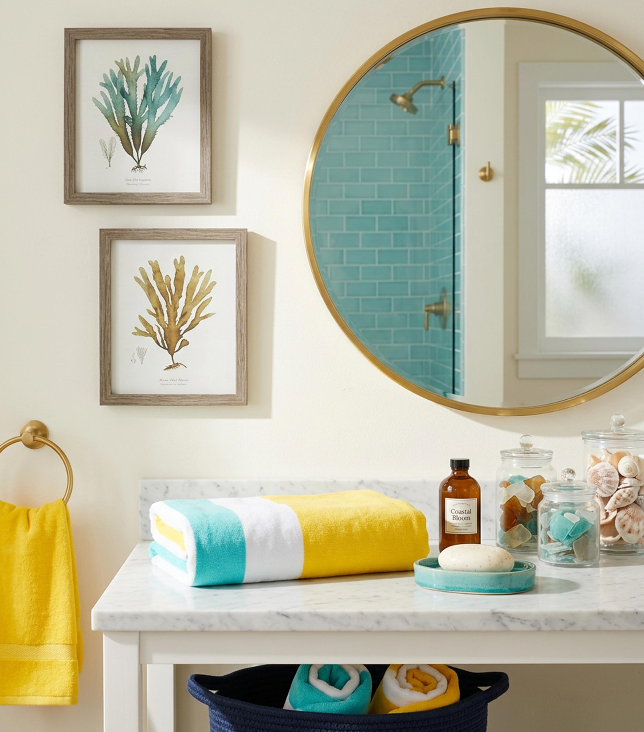 Toalla de Baño Bernadette Amarillo
