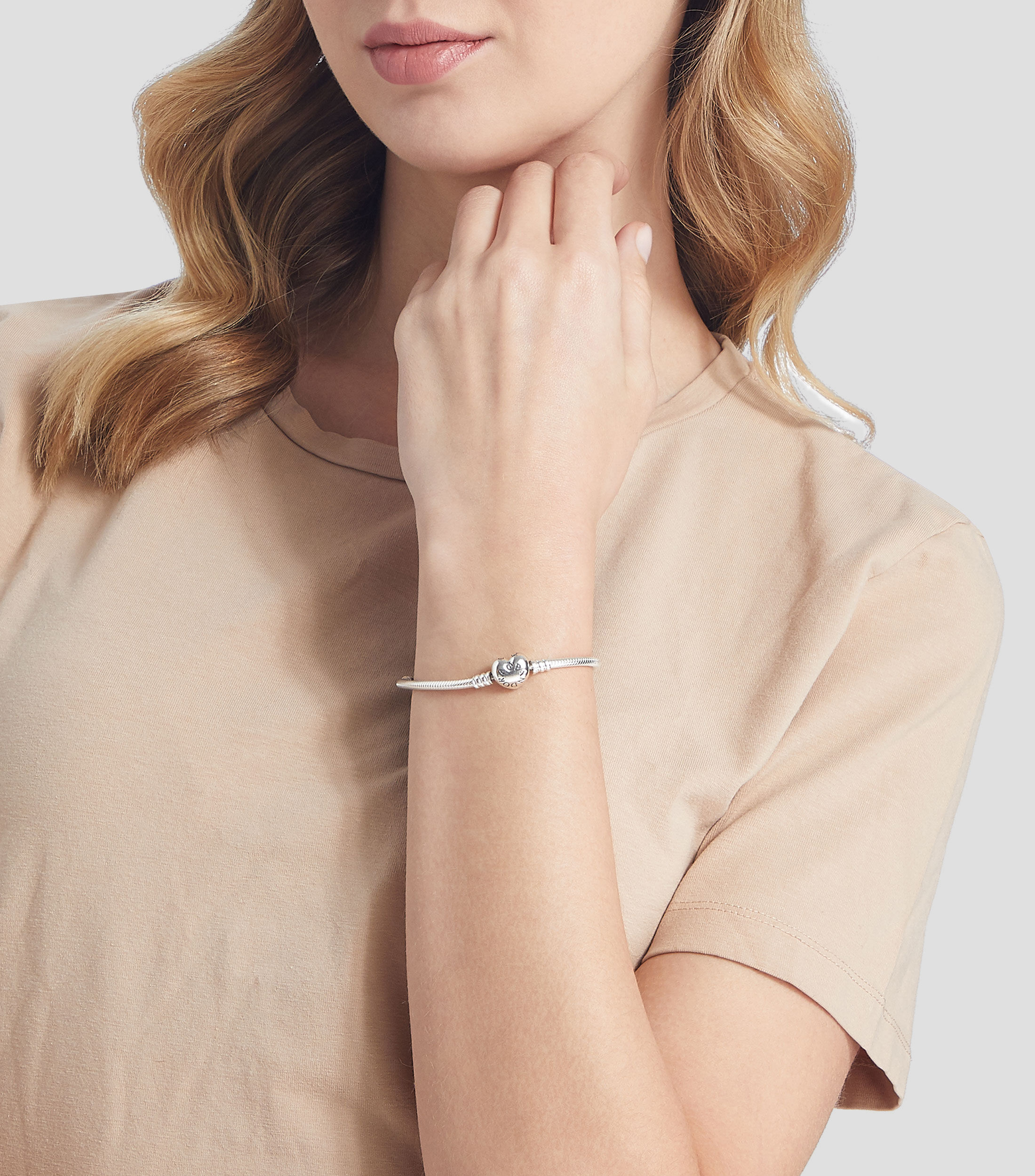 Brazalete en plata Icons Mujer Talla 19 cm