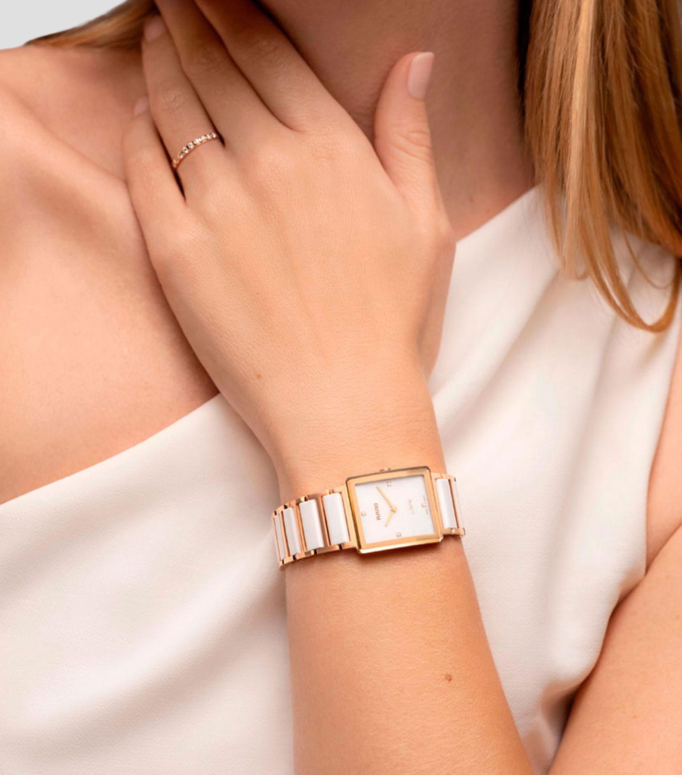 Reloj para mujer Integral casual, rose gold