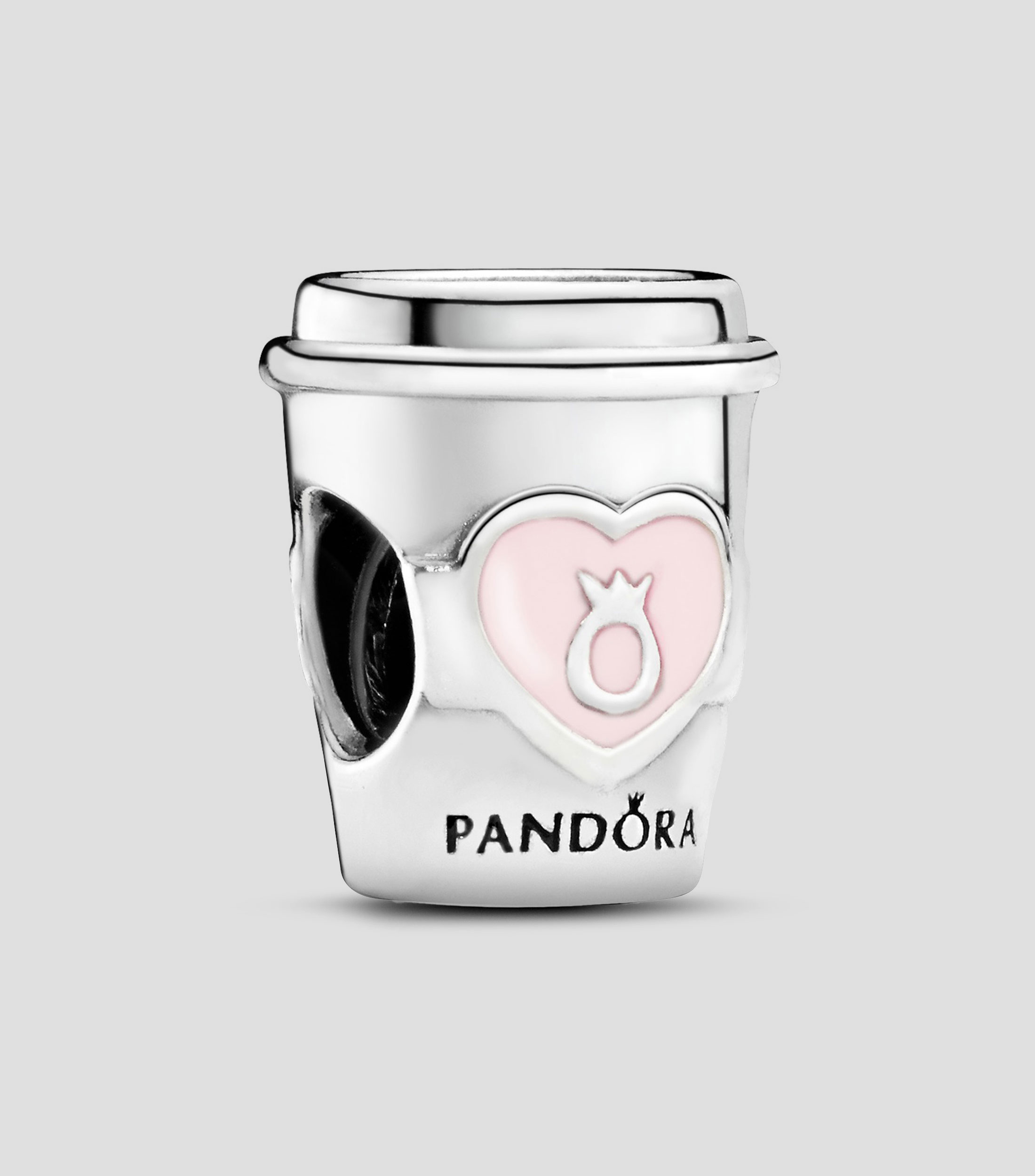 Charm vaso en plata .925 Toma un descanso Mujer