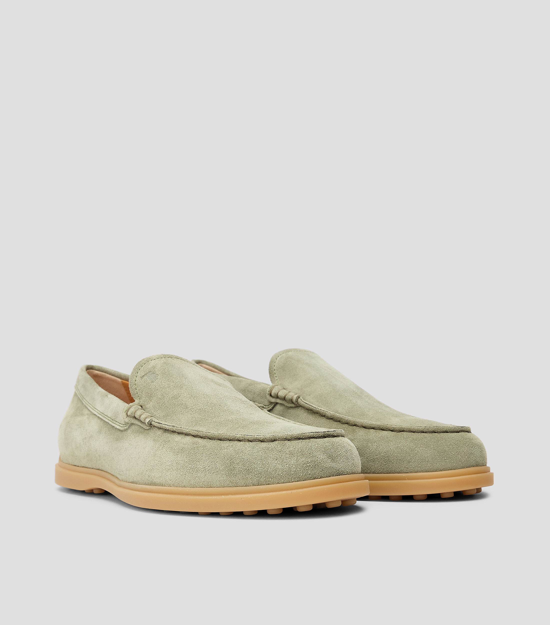 Mocasines en piel Hombre