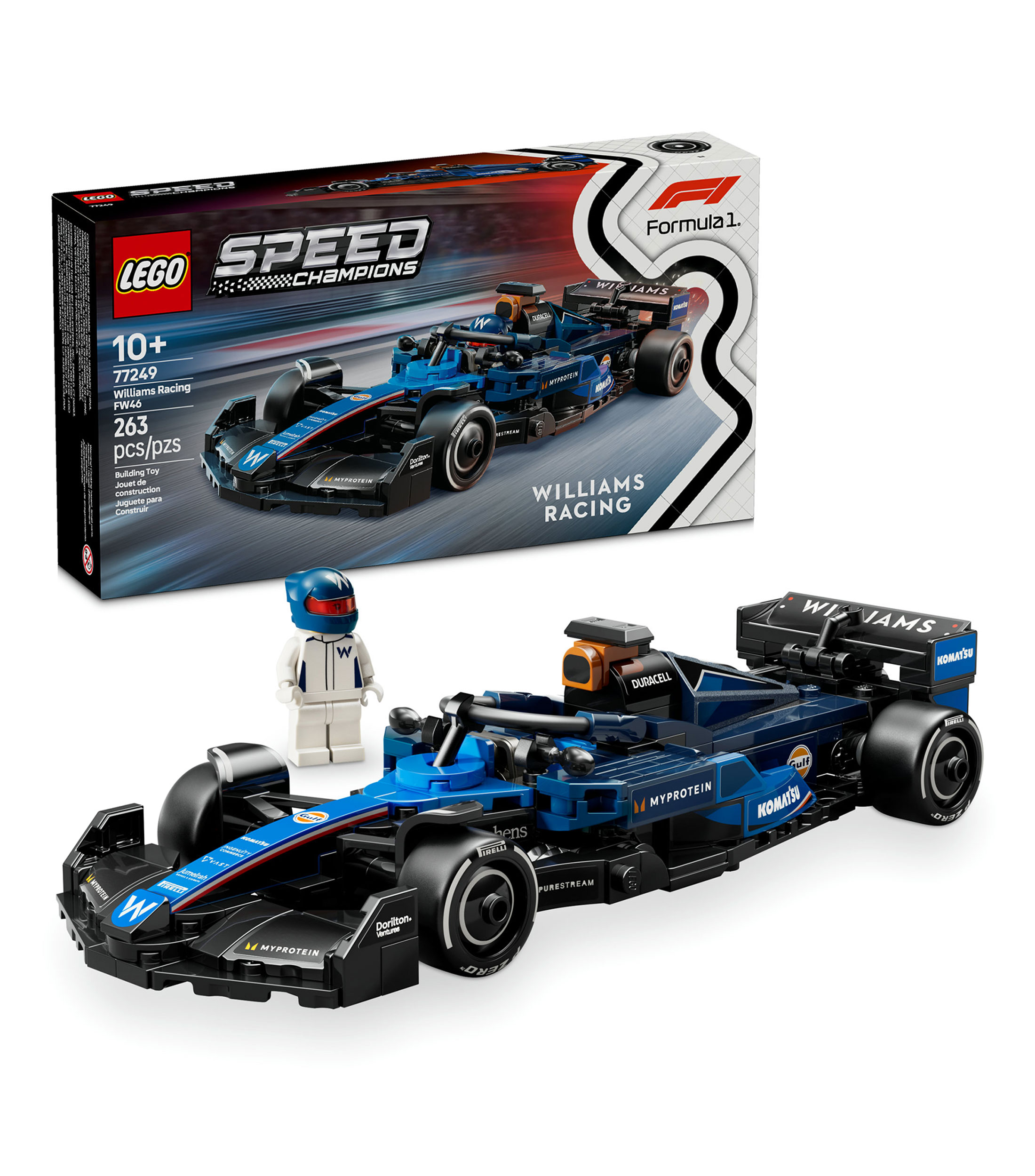 Lego Speed Champions Auto de Carreras Williams Racing FW46 F1 77249