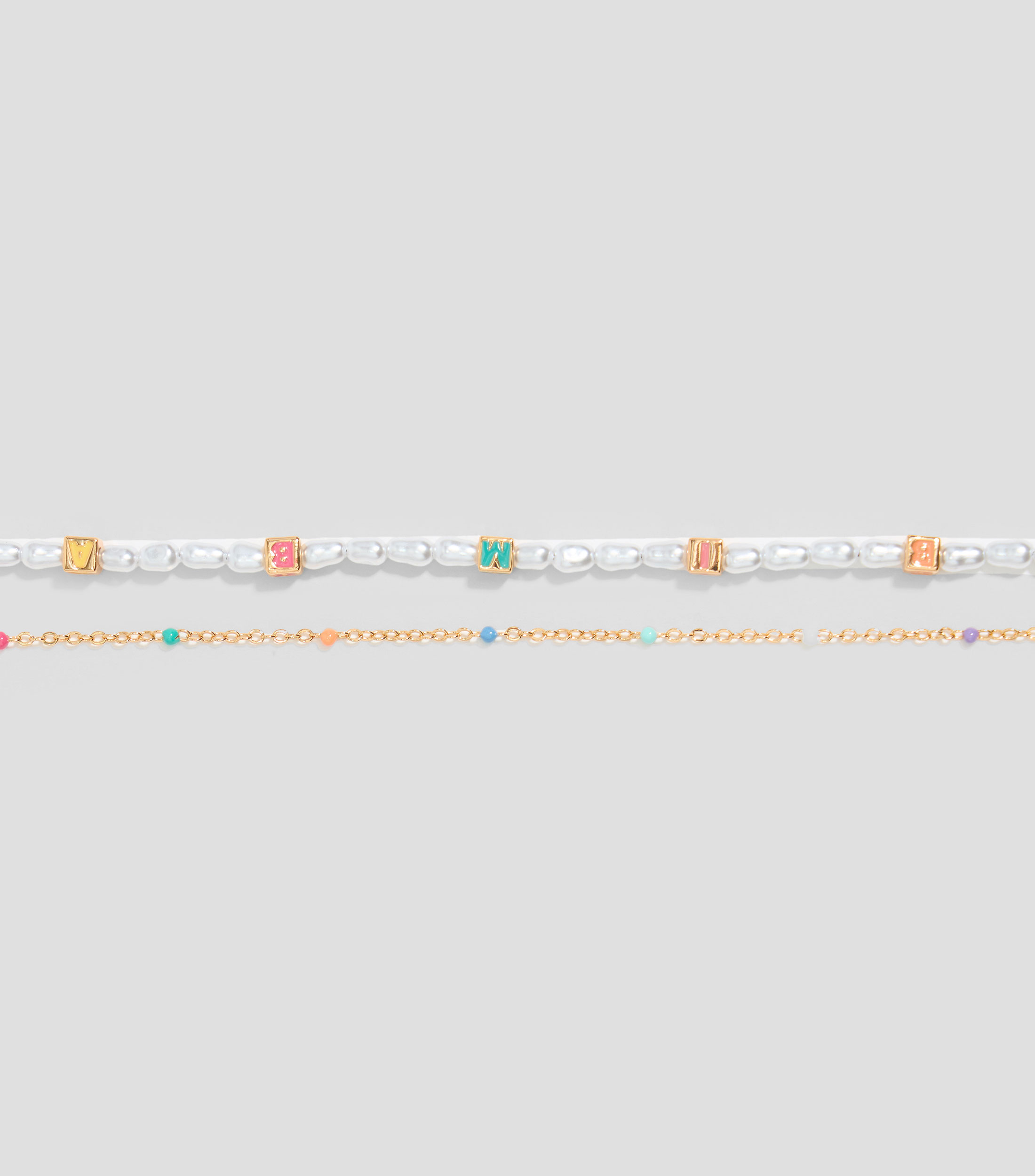 Collar dados multicolor Mujer