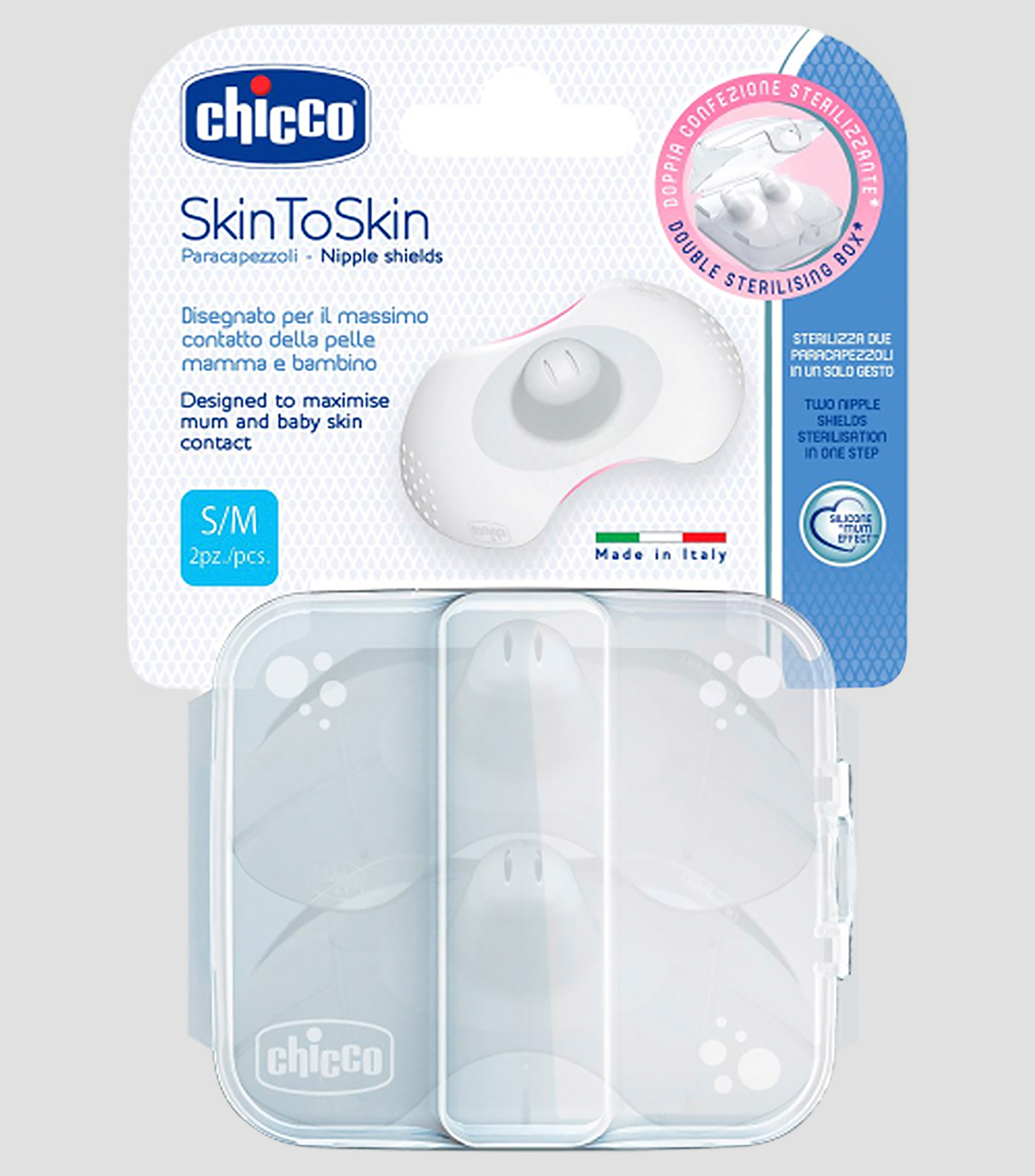 Pezoneras protectoras de silicon Skin to Skin SM