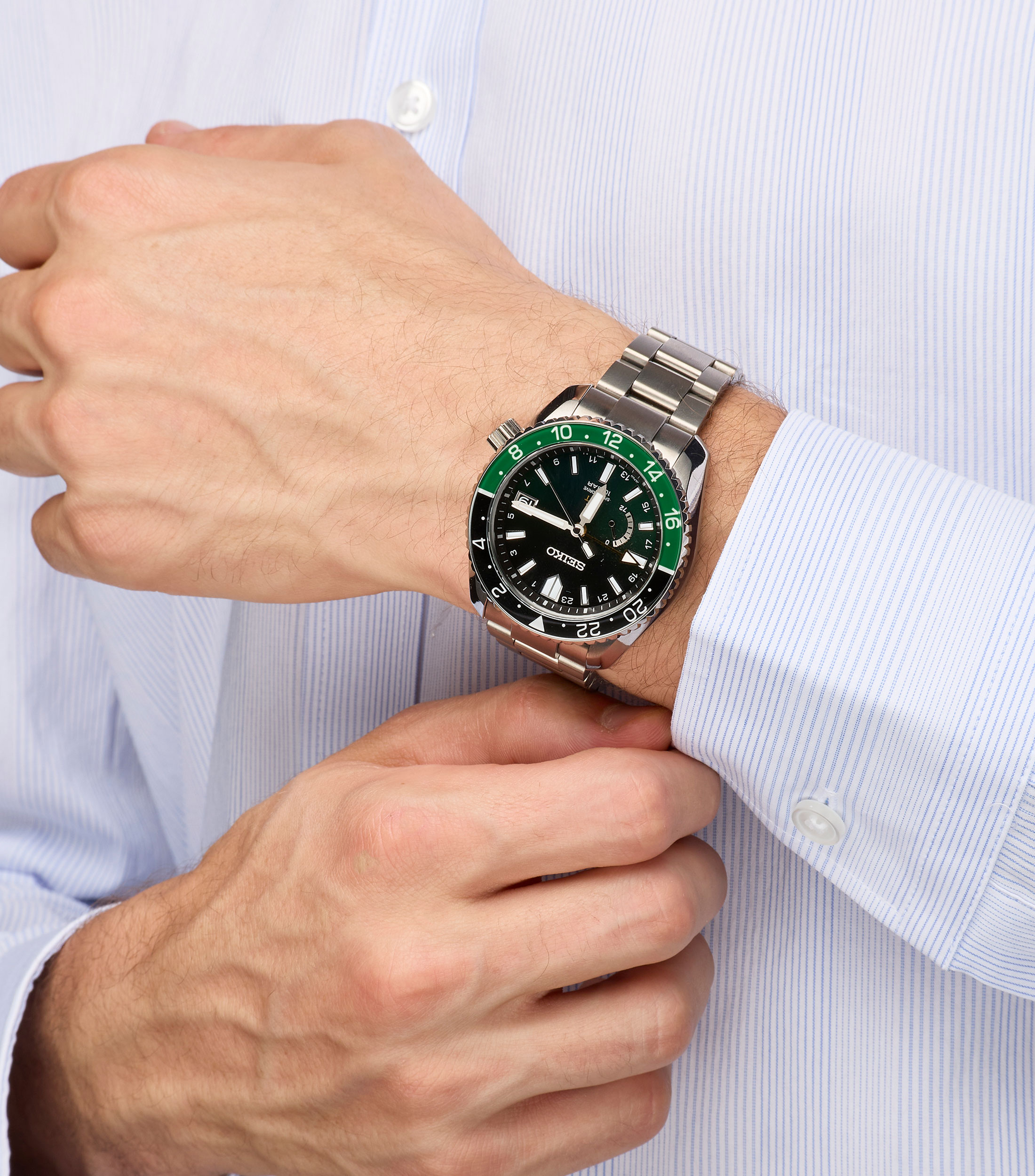 Reloj para Hombre Prospex LX GMT U.S. Edicion Especial, Negro con verde