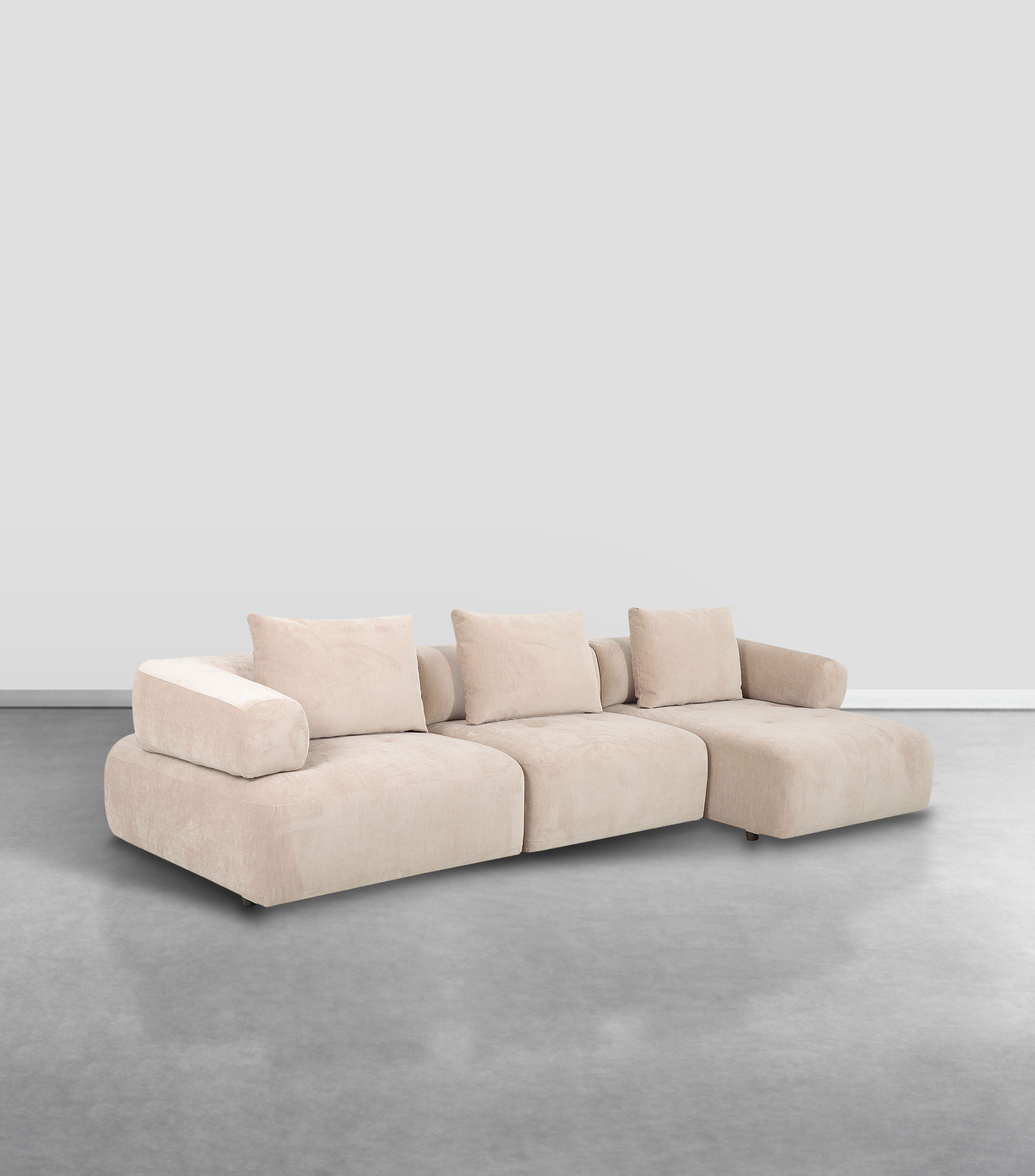 Sala modular derecha Mushroom en madera