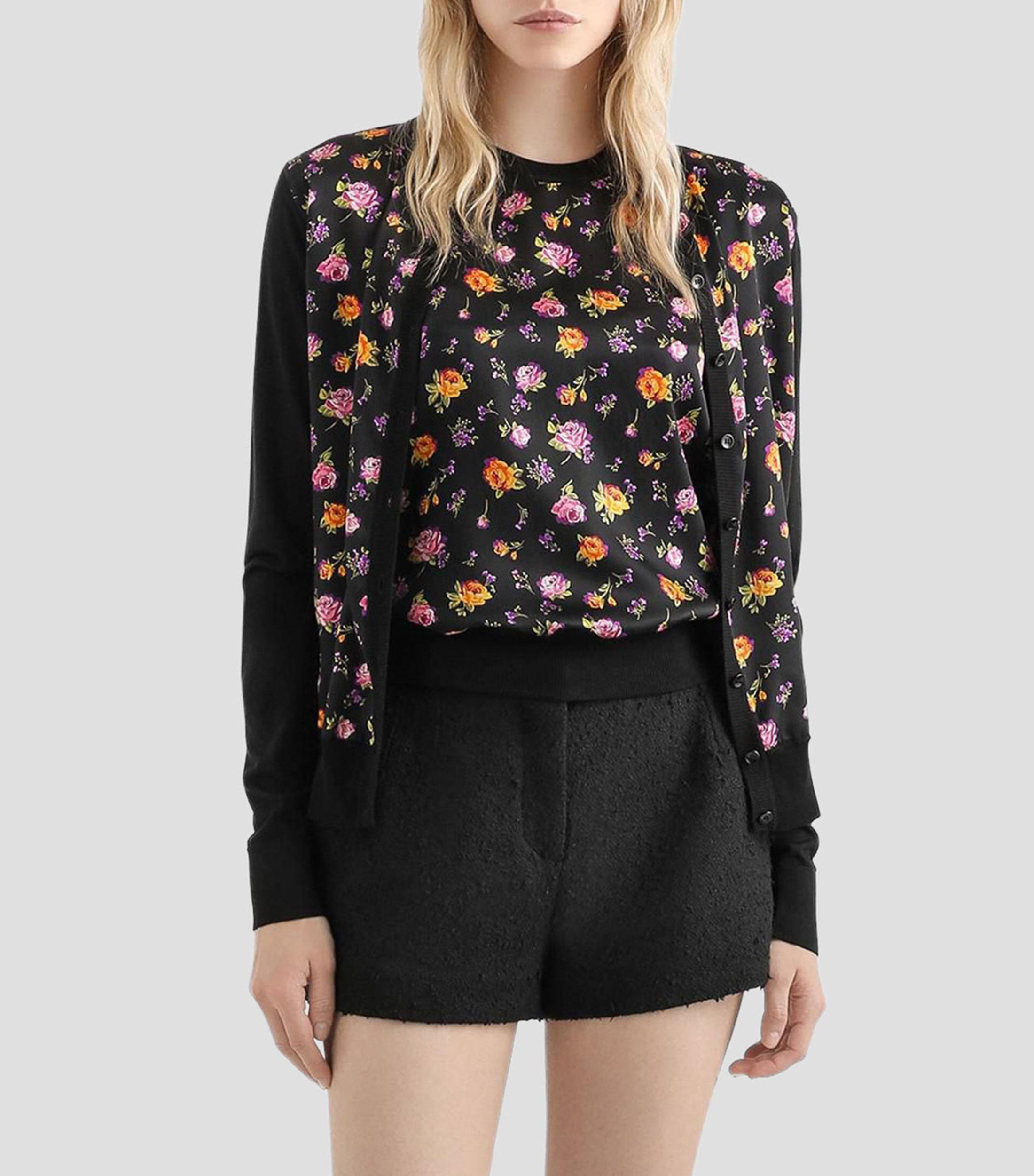 Cárdigan estampado Mujer