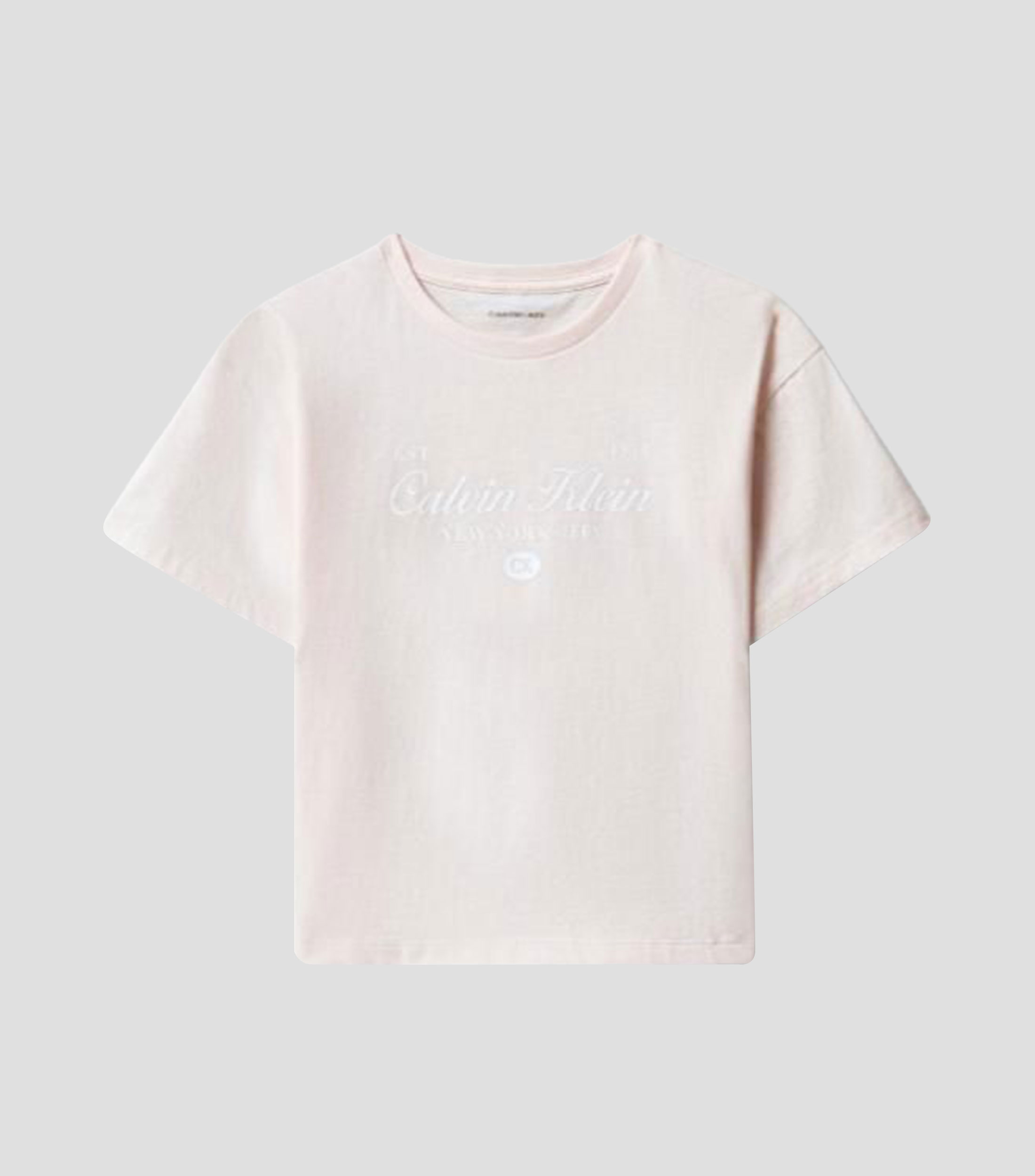 Playera cuello redondo manga corta estampada Niña